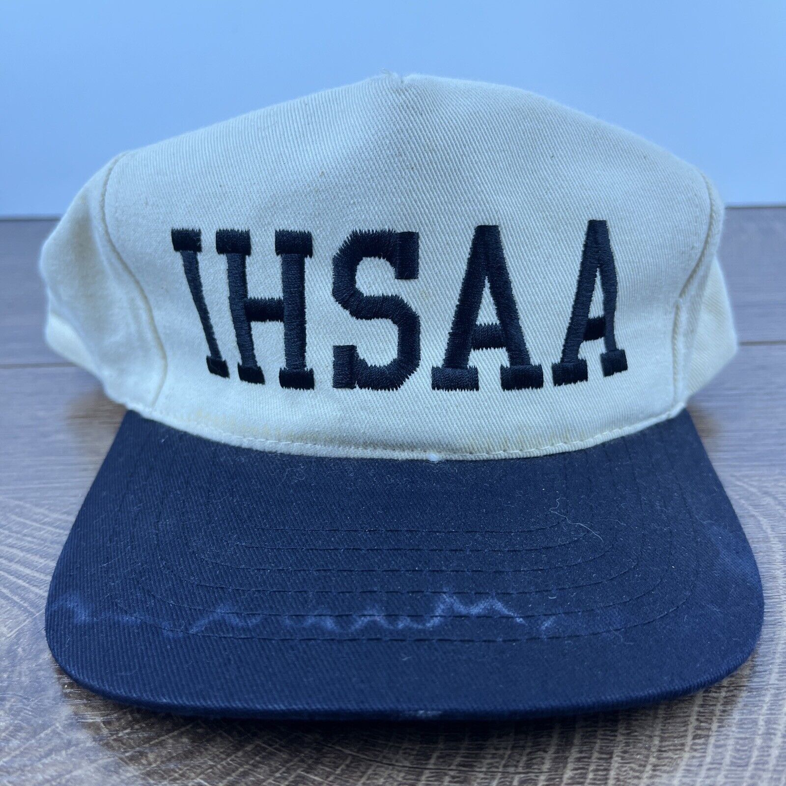 Other Vintage IHSAA Hat White Hat Adjustable Snapback Indiana High Size ONE SIZE - 1 Thumbnail