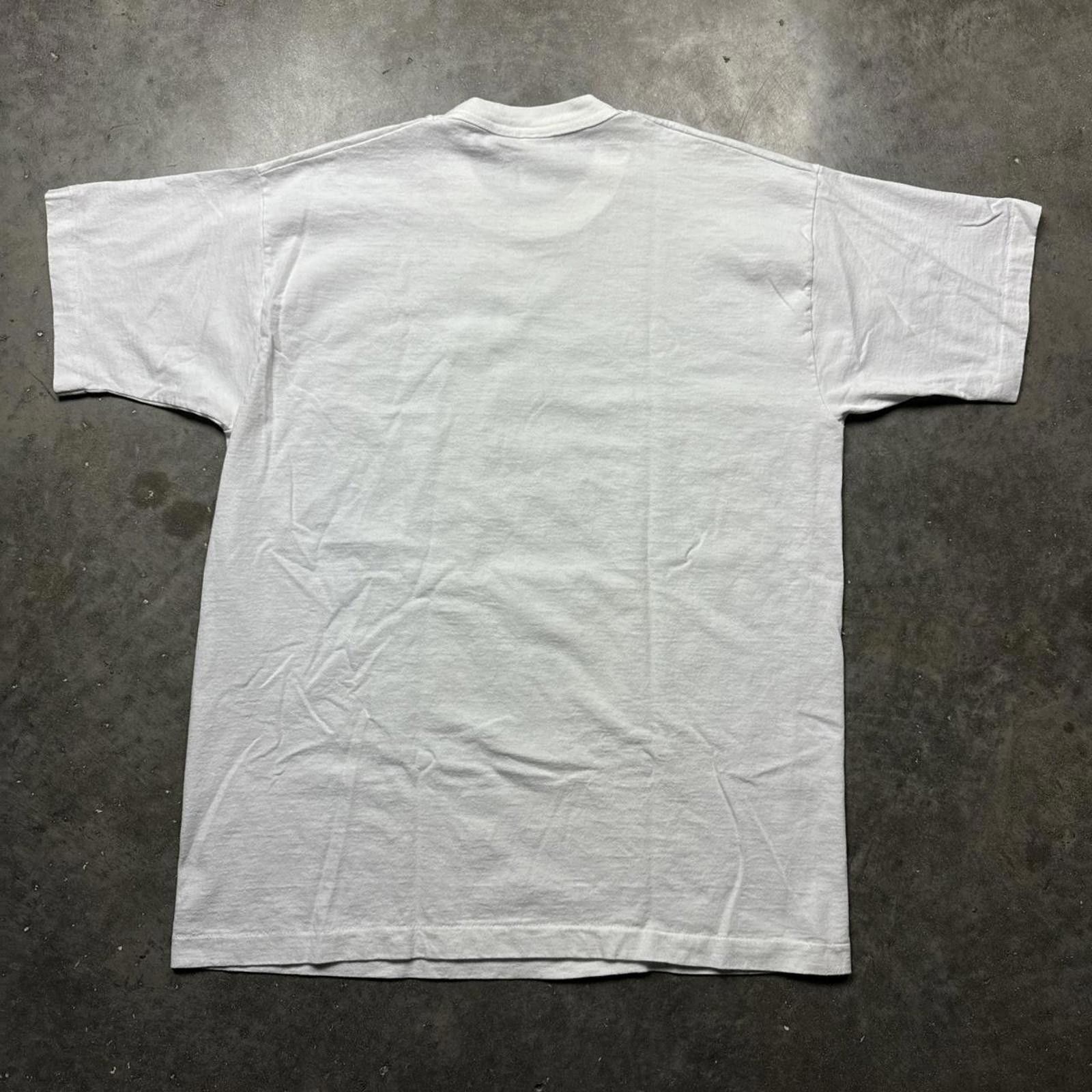 Fruit Of The Loom ESL Education 1990's Vintage Y2k Graphic T-Shirt Size US XL / EU 56 / 4 - 2 Thumbnail