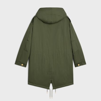 Celine o1w1db10125 2W953004N Technical Cotton Military Parka Size M / US 6-8 / IT 42-44 - 2 Thumbnail