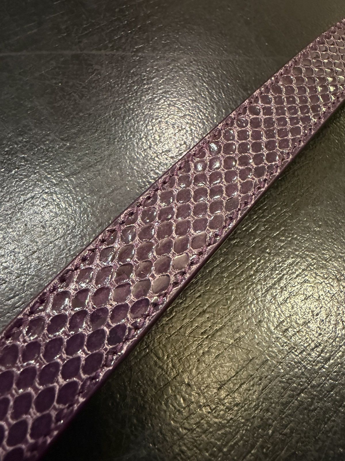 Bottega Veneta Bottega Veneta Intrecaccio Snake Leather Belt Size ONE SIZE - 8 Thumbnail