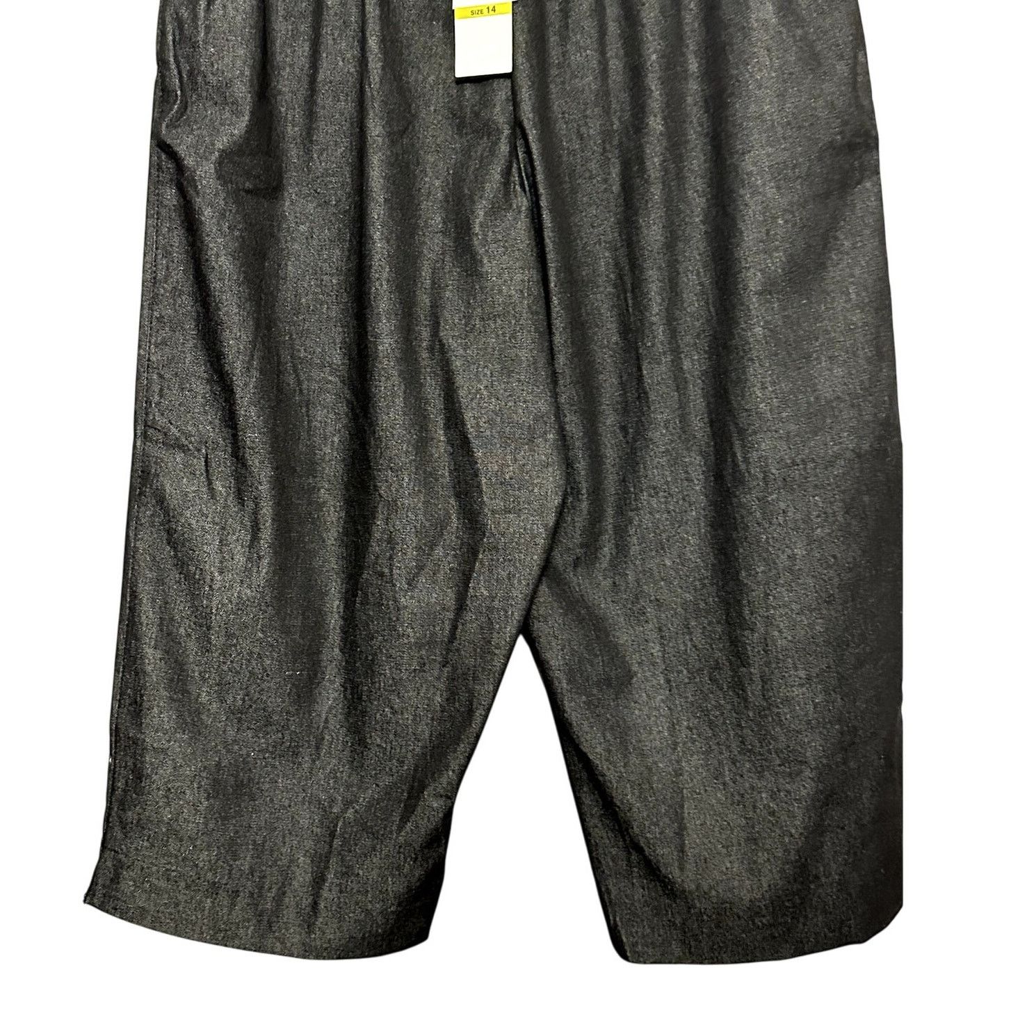 Other Alfred Dunner Classic Capri Side Pockets Denim Black 14 NWT Size 36" / US 14 / IT 50 - 8 Thumbnail