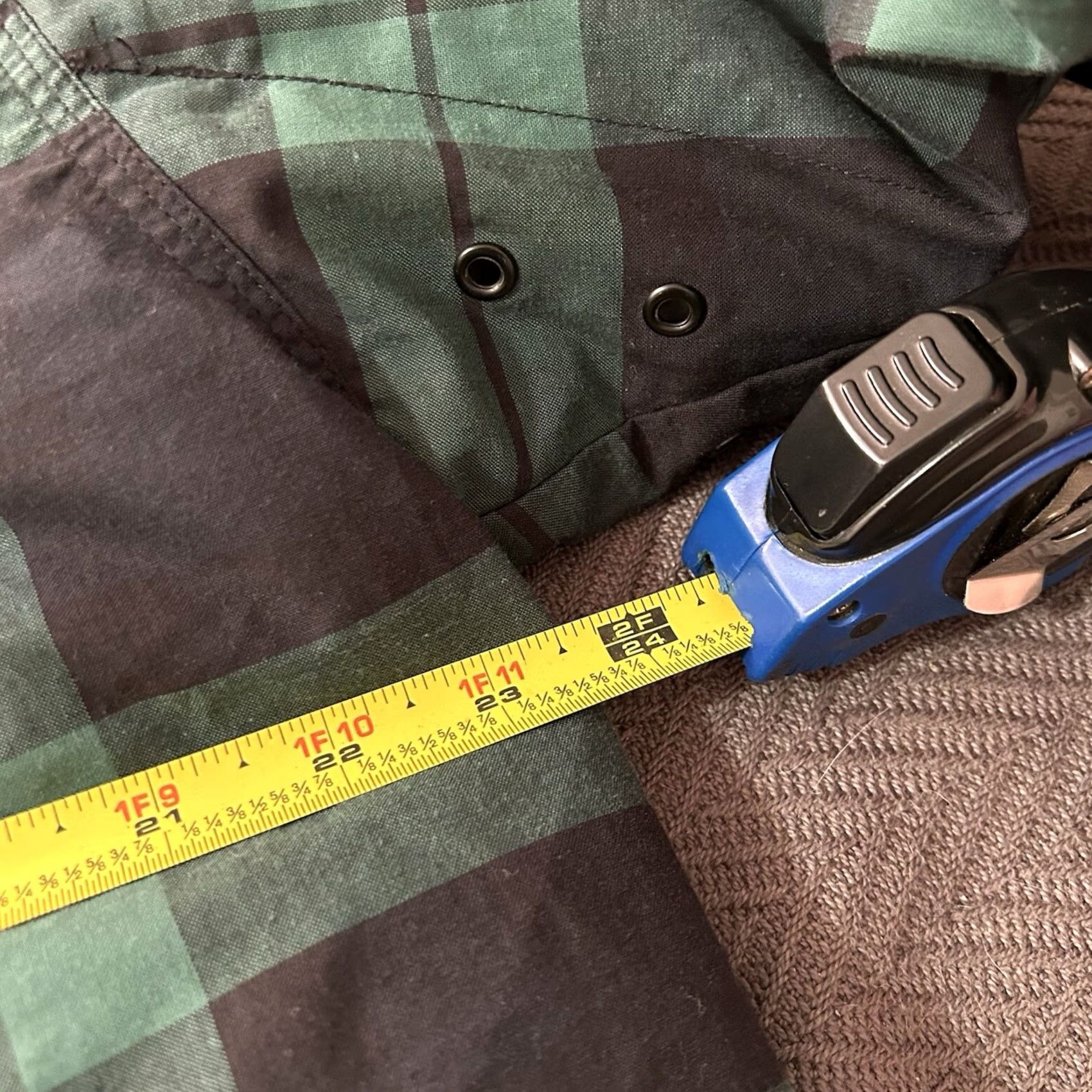 Gap VINTAGE Gap Anorak Jacket Pullover Plaid Green Size S Mens Small Y2K 2000s Puffer Cotton Size US S / EU 44-46 / 1 - 7 Thumbnail