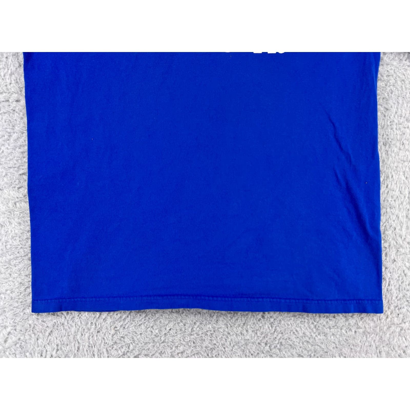 Nike Nike Mens Shirt L Blue Just Do It Swoosh Crew Neck Short Sleeve 100% Cotton Dri-FIT Logo Retro Sports Size US L / EU 52-54 / 3 - 6 Thumbnail