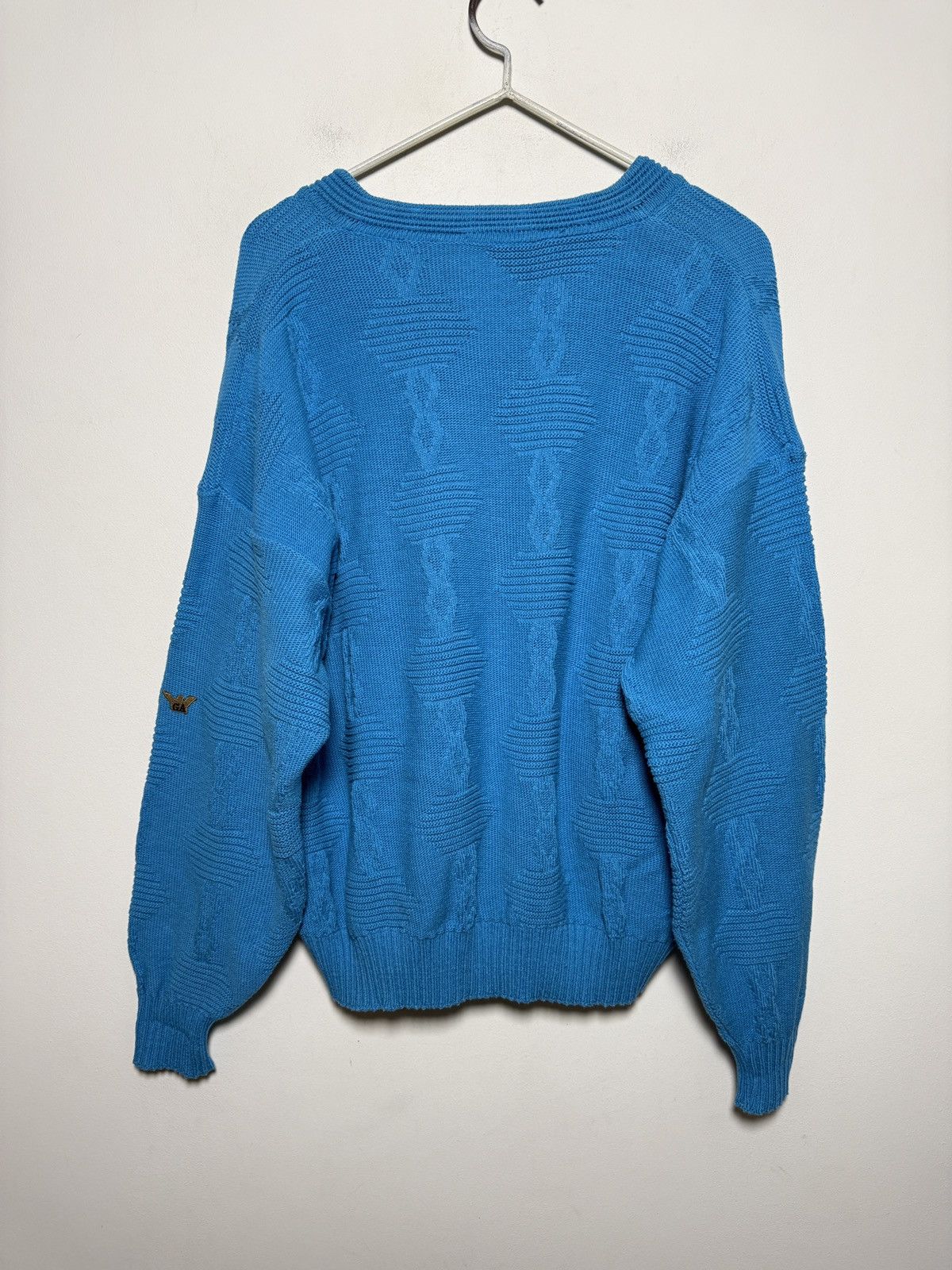Giorgio Armani Vintage Giorgio Armani V-neck sweater erd chrome Size US M / EU 48-50 / 2 - 9 Thumbnail