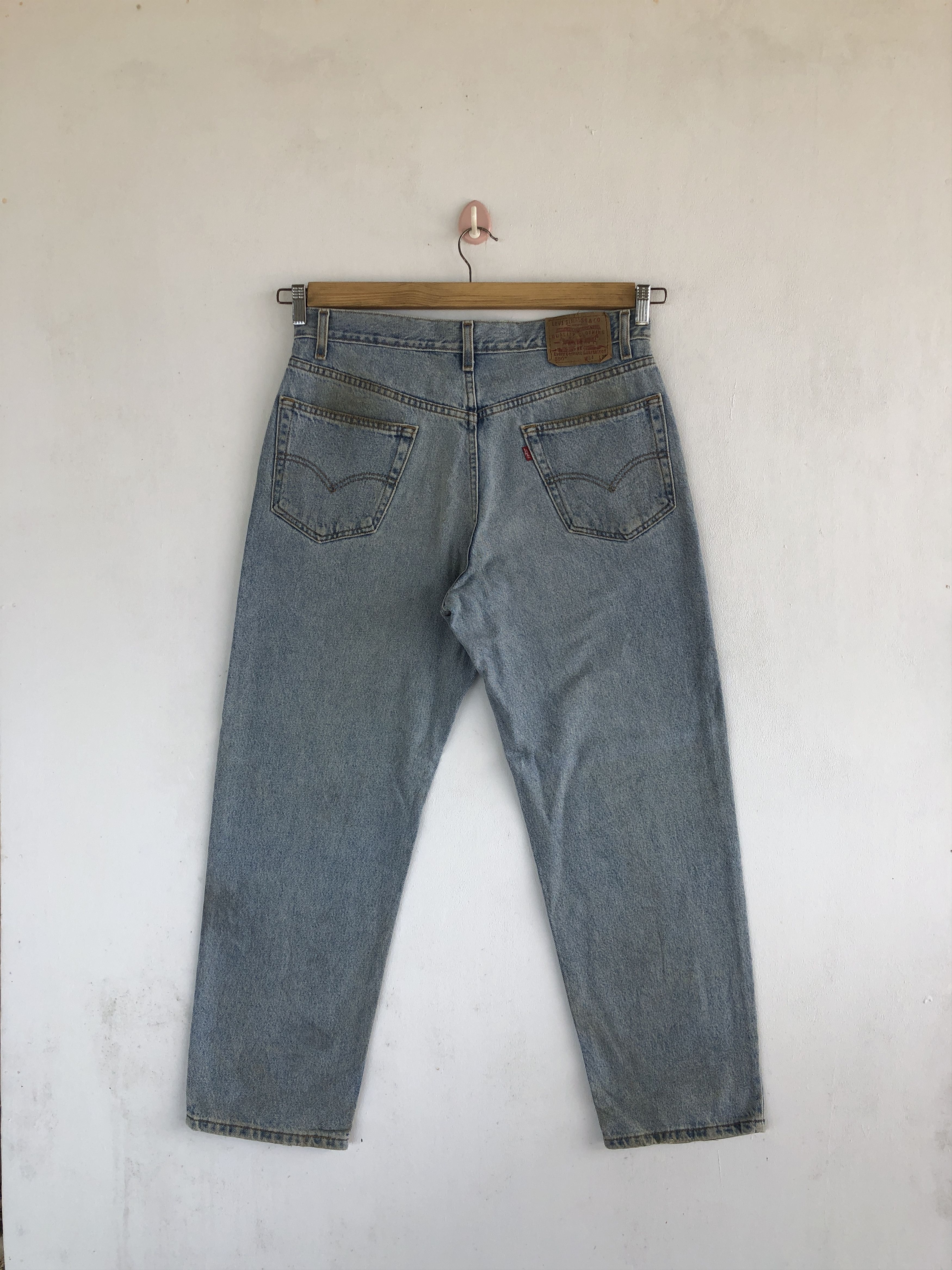 Jean Vintage Levis Mud Wash Jeans Dirty Levi's 550 Faded Denim Size US 32 / EU 48 - 2 Thumbnail