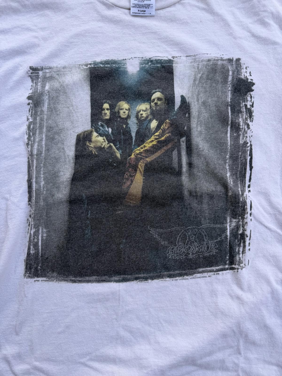 Tultex Aerosmith Nine Lives World Tour Vintage T-Shirt Size XL Size US XL / EU 56 / 4 - 5 Thumbnail