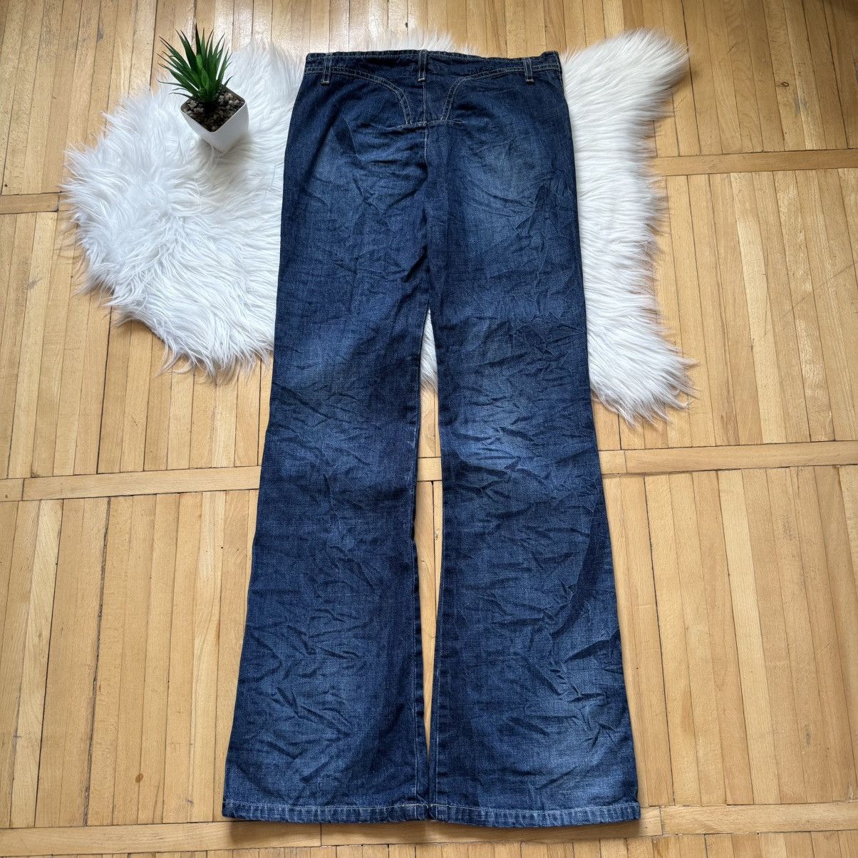 Miss Sixty 📌 Vintage Miss Sixty Jeans Flared Washed 00s Low Rice Size 30" / US 8 / IT 44 - 14 Thumbnail