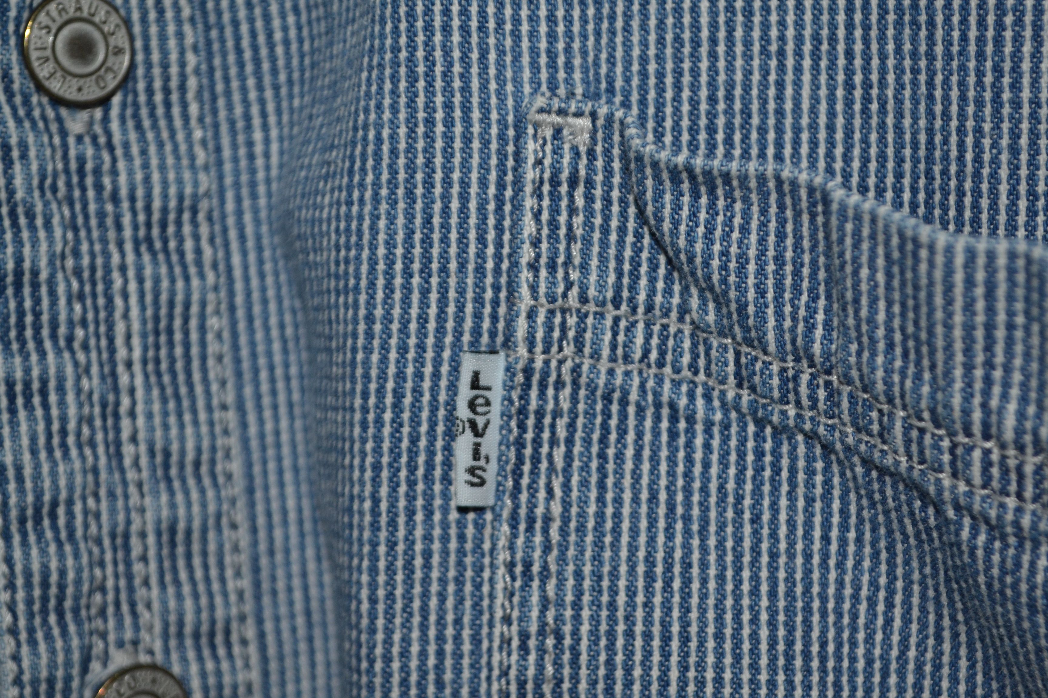 Levi's Levi's Vintage 1990s Shirt Striped XL Oversized Size US XL / EU 56 / 4 - 4 Thumbnail