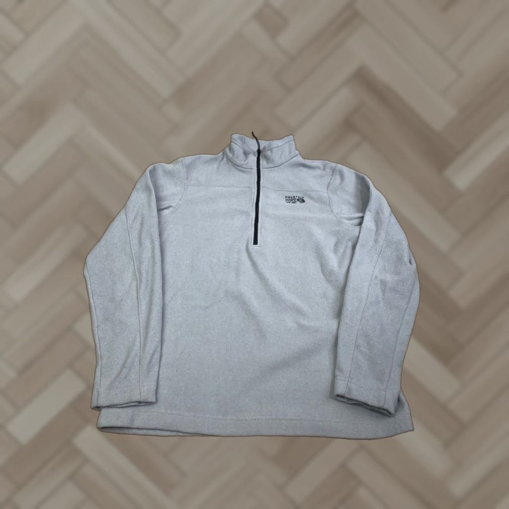 Mountain Hardwear Mountain Hardwear Jacket Mens M Gray 1/4 Zip Fleece Outdoor Casual Winter Fall Spring Hiking Size US M / EU 48-50 / 2 - 1 Thumbnail