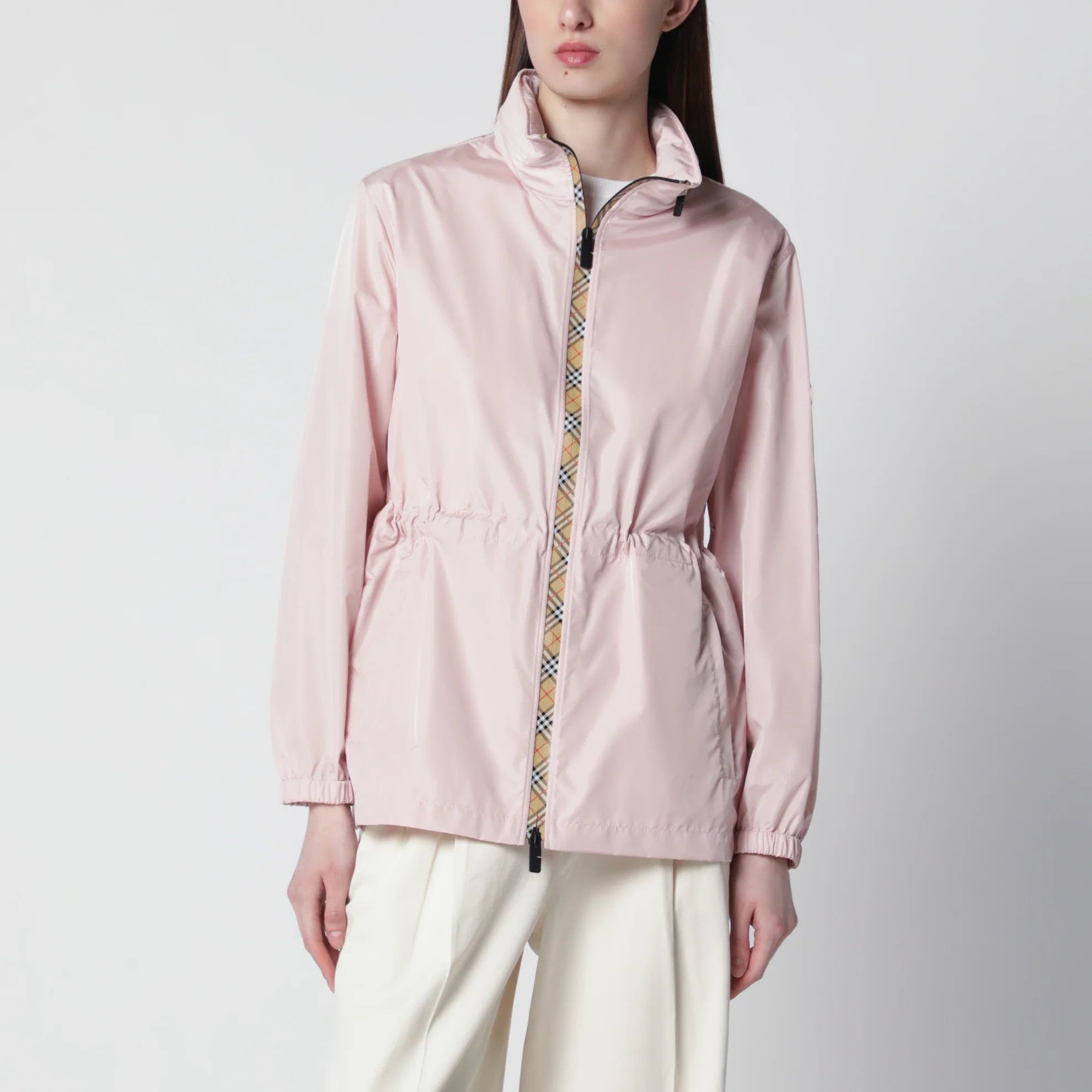 Burberry o1d2blof0426 Short Parka in Pink Size L / US 10 / IT 46 - 1 Thumbnail