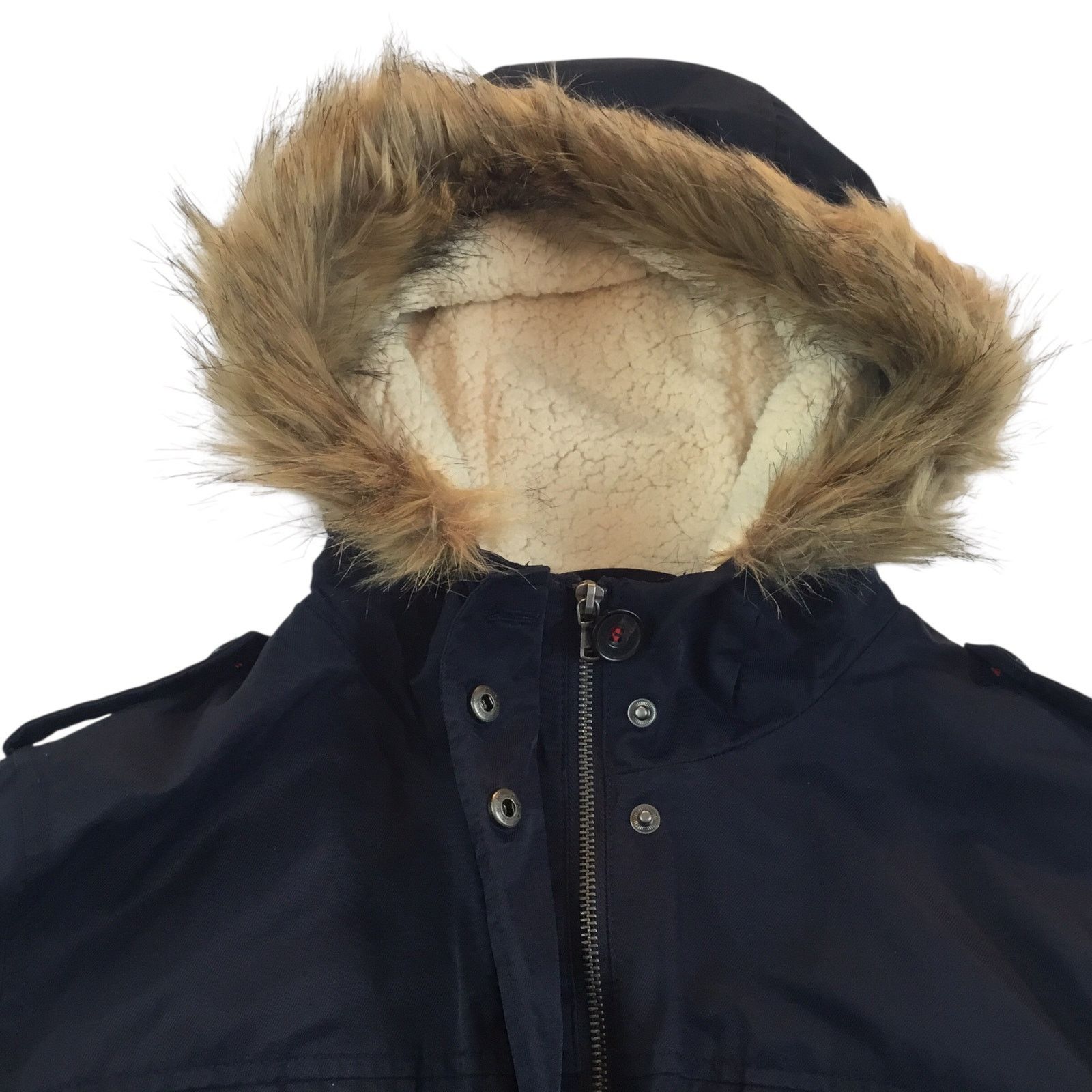 Levi's Levi's XL Parka Hood Sherpa Lined Snap Zip Faux Fur $180 NWT Size XL / US 12-14 / IT 48-50 - 4 Thumbnail