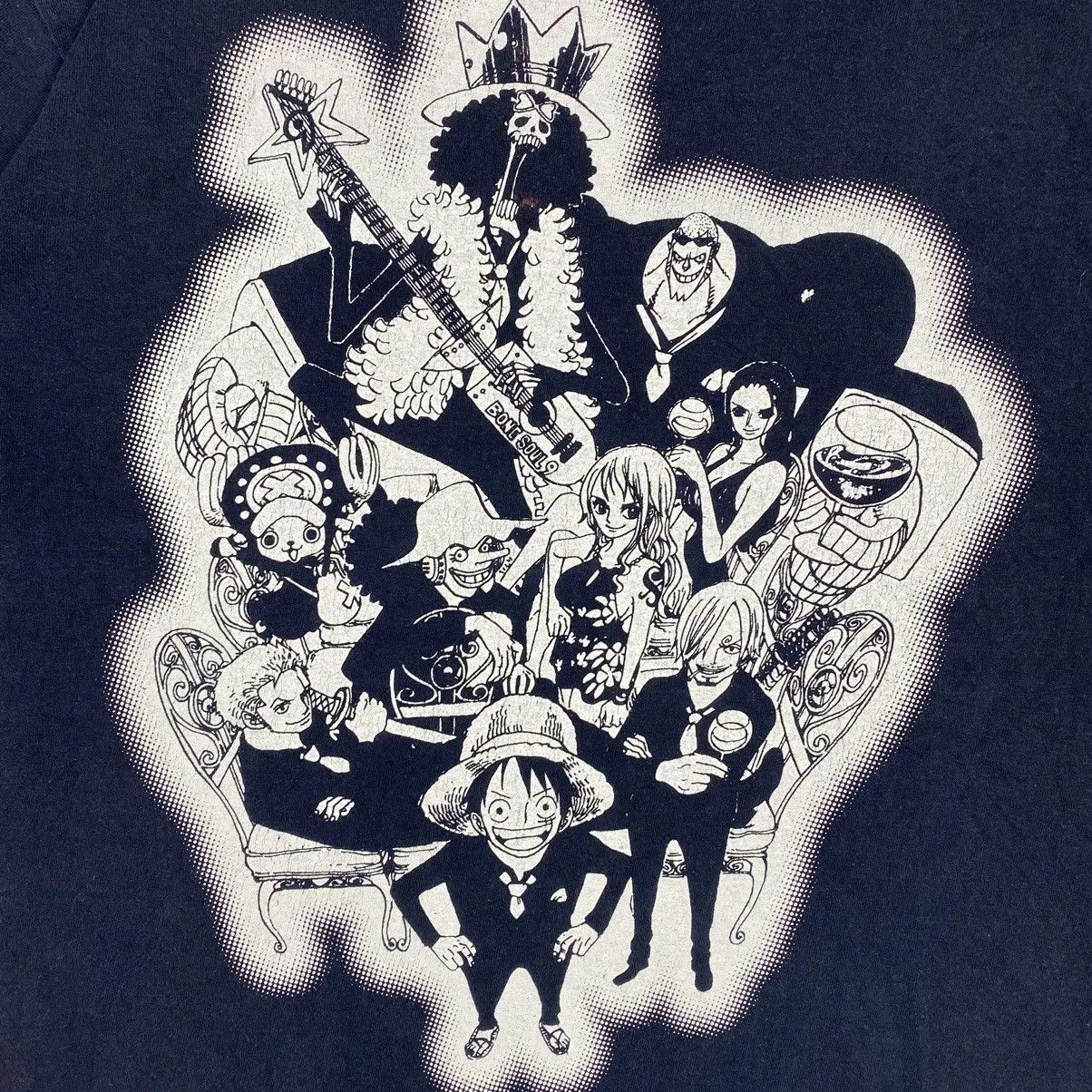 Anime VINTAGE ONE PIECE MUGIWARA CREW ANIME MANGA TEE Size US M / EU 48-50 / 2 - 3 Thumbnail