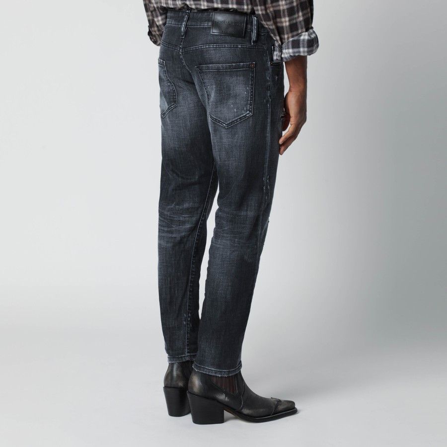 Dsquared2 o1d2blof0226 Slim Jeans in Black Size US 30 / EU 46 - 4 Thumbnail