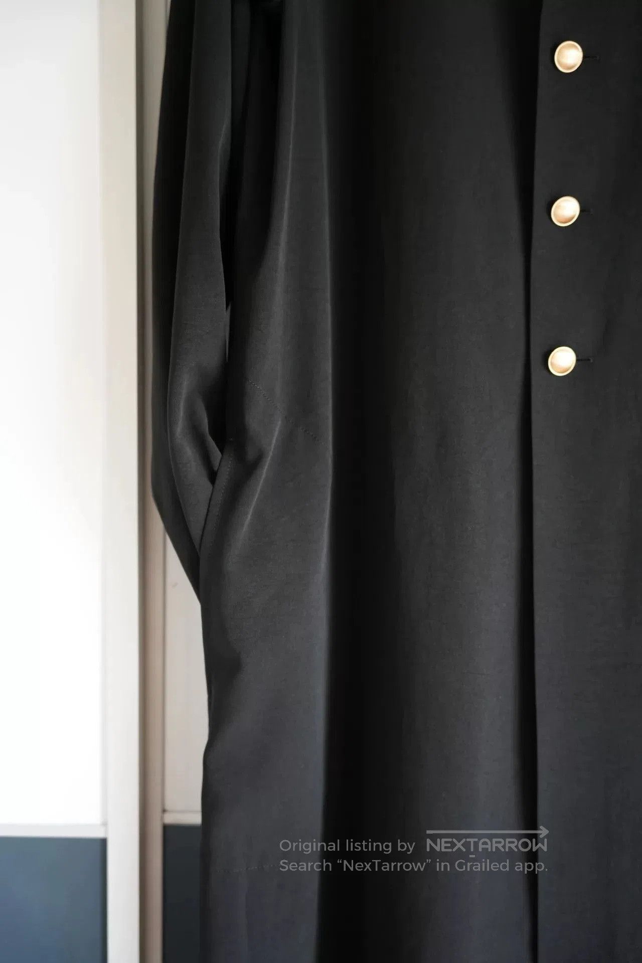 Yohji Yamamoto Yohji Yamamoto Black Military Style Coat. Size US S / EU 44-46 / 1 - 4 Thumbnail