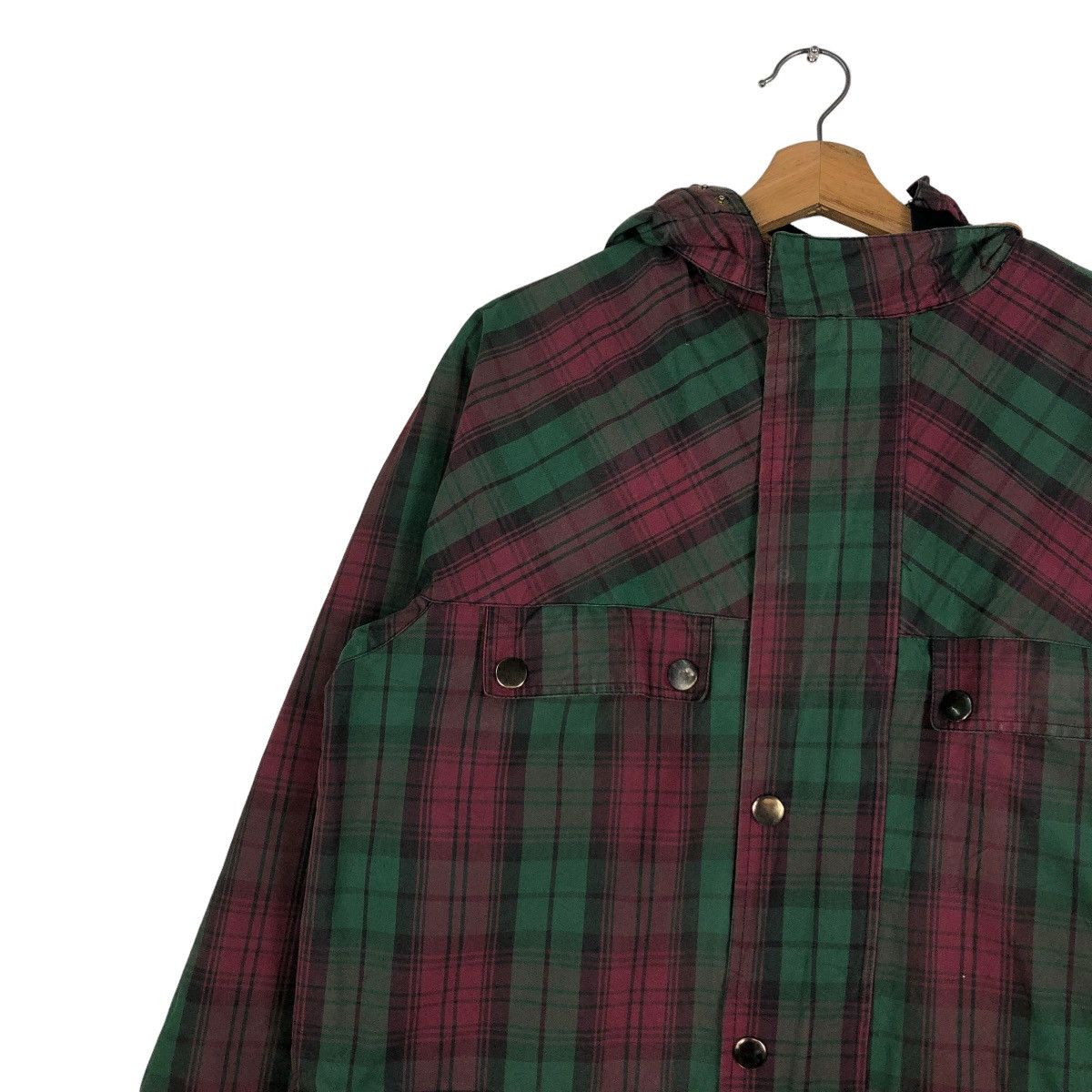 Vintage 🔥VINTAGE WAX JACKET WORKER BRITISH MILLERAIN TARTAN DESIGN Size US M / EU 48-50 / 2 - 7 Thumbnail