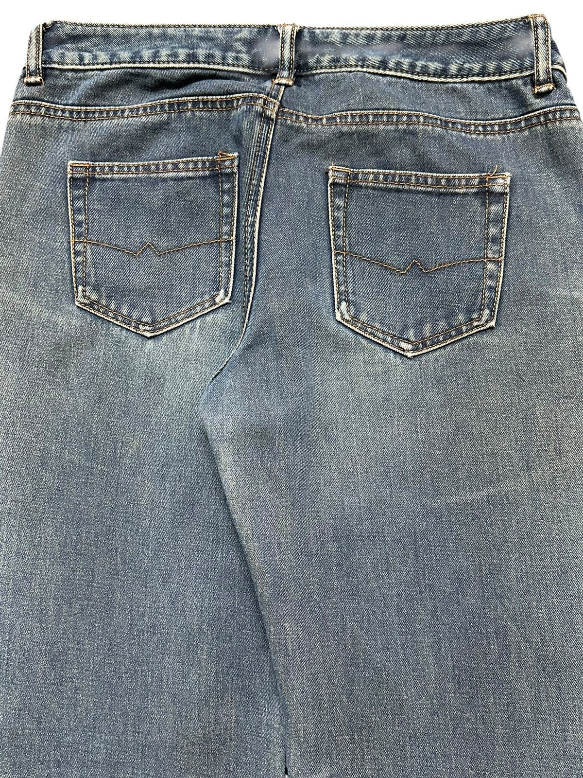 Japanese Brand Vintage Japanese Brand Bush Pants Style Wide Leg Jeans Size US 28 / EU 44 - 5 Thumbnail