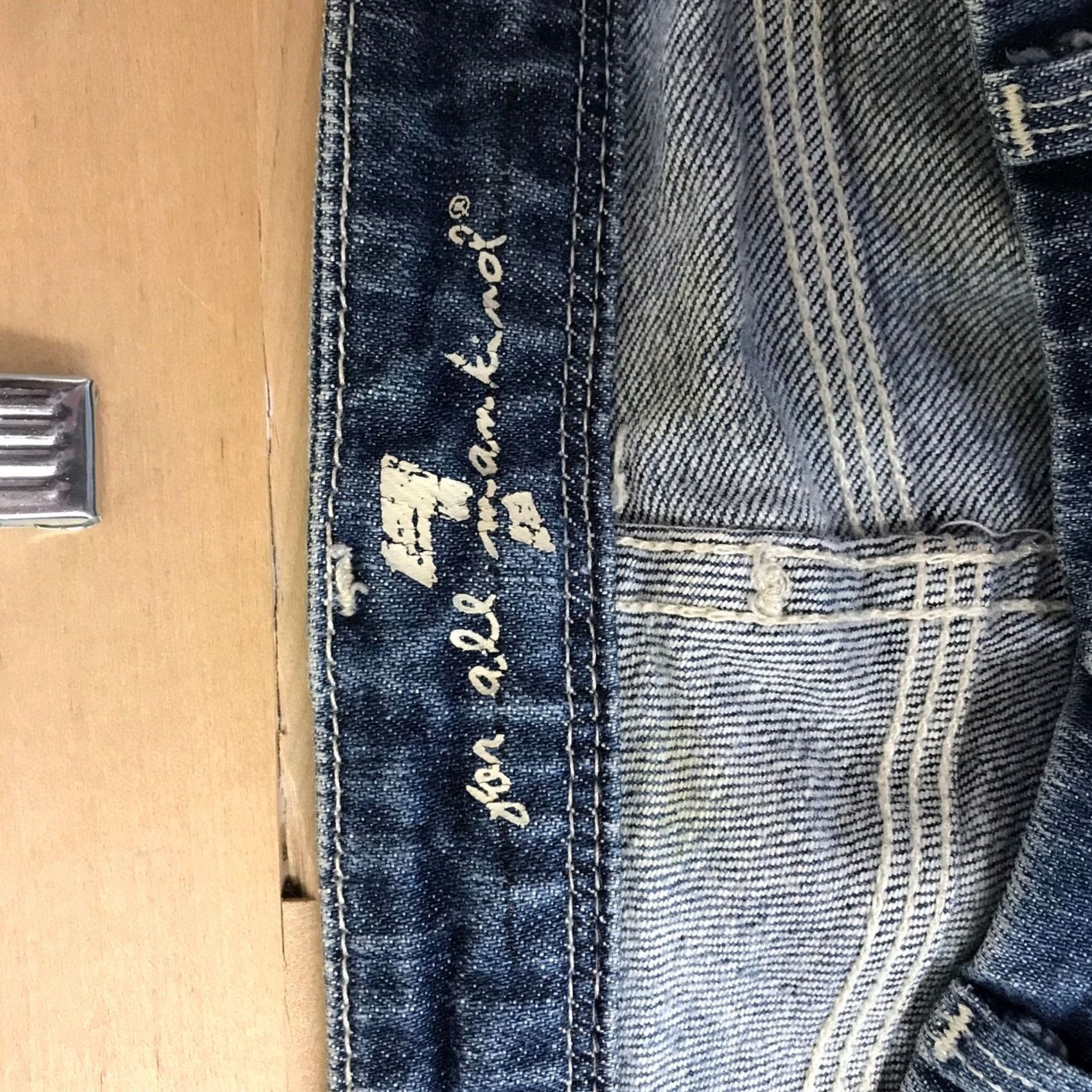 7 For All Mankind 7 For All Mankind Bootcut Jeans Medium Wash Slim 5-Pocket Design Embroidered Back Pocket Womens 29 Size 29" - 7 Thumbnail