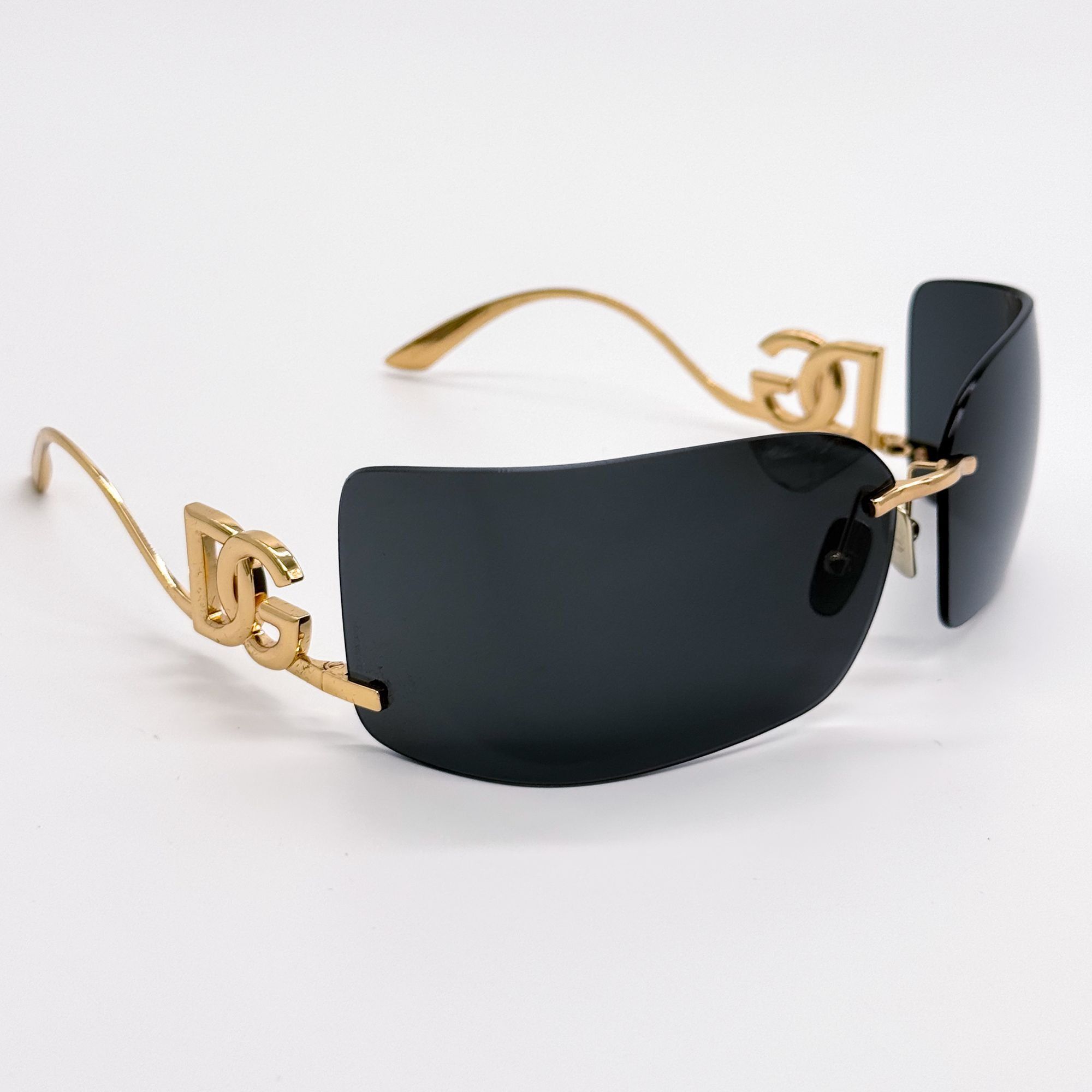Dolce & Gabbana NEW DG2319 02/87 DOLCE&GABBANA GOLD SHIELD SUNGLASSES DG2319 Size ONE SIZE - 5 Thumbnail
