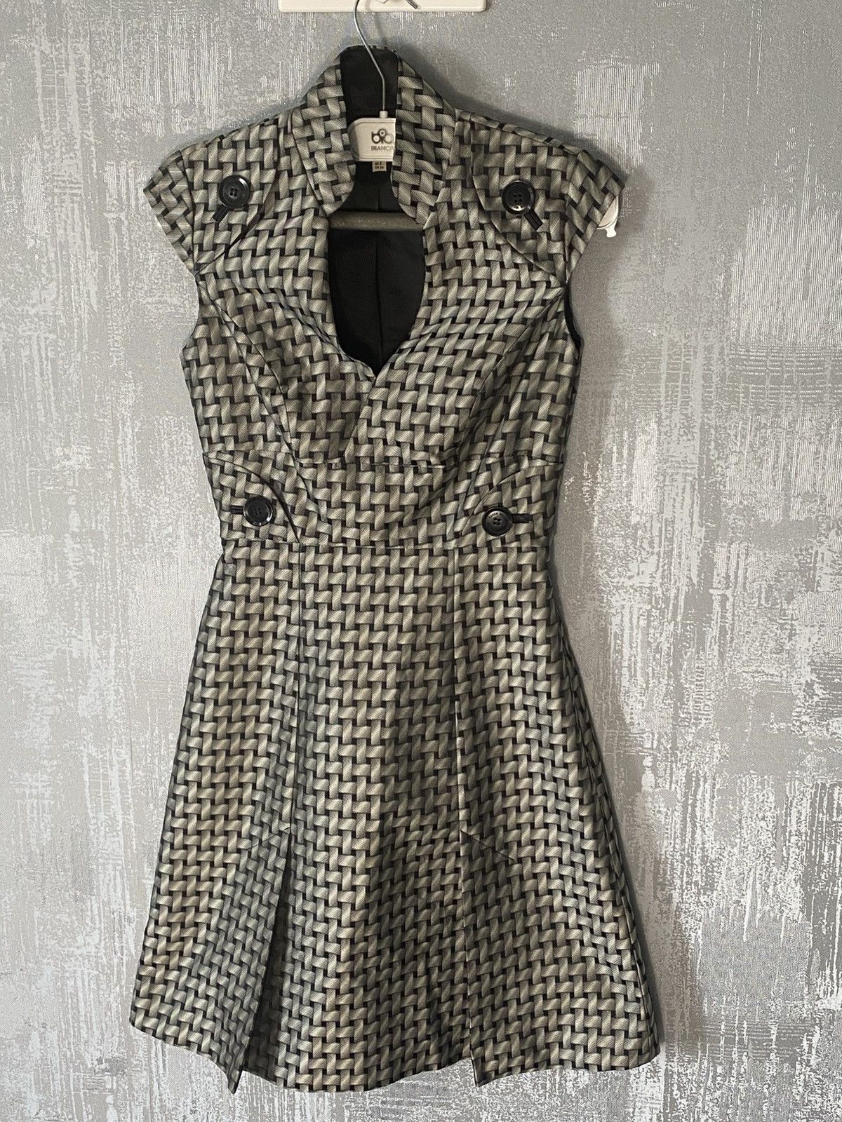Karen Millen Karen Millen Silver Silk Dress Elegant Size EU 34 Size XS / US 0-2 / IT 36-38 - 1 Thumbnail