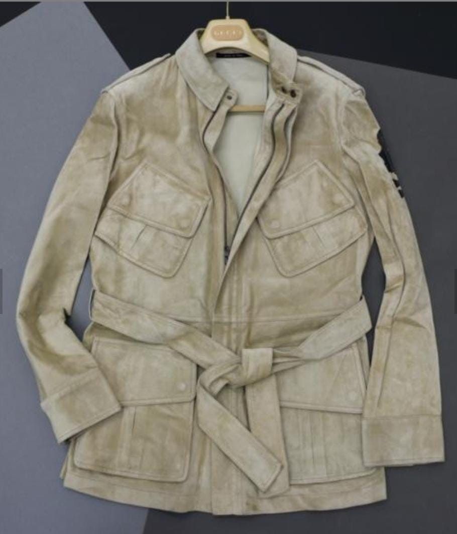 Gucci Gucci super rare suede leather jacket Size US M / EU 48-50 / 2 - 2 Thumbnail