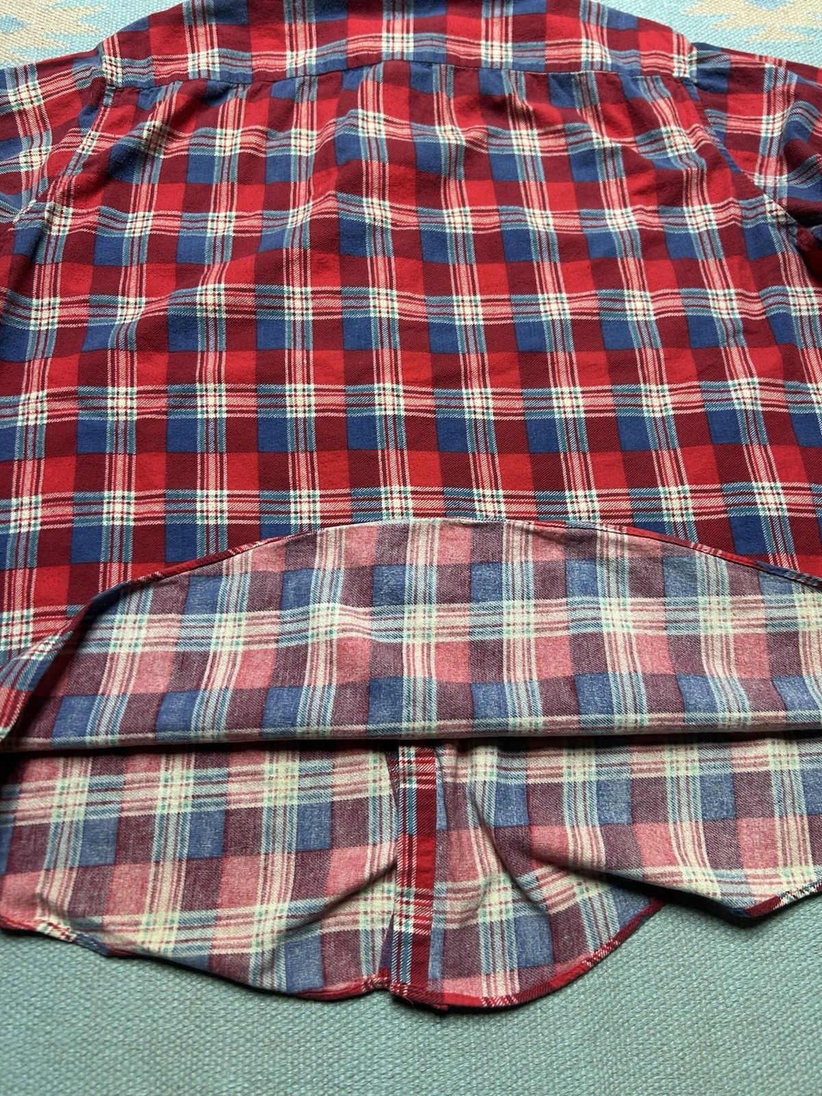 Vintage Vintage flannel shirt brushed cotton soft plaid large Size US L / EU 52-54 / 3 - 7 Thumbnail