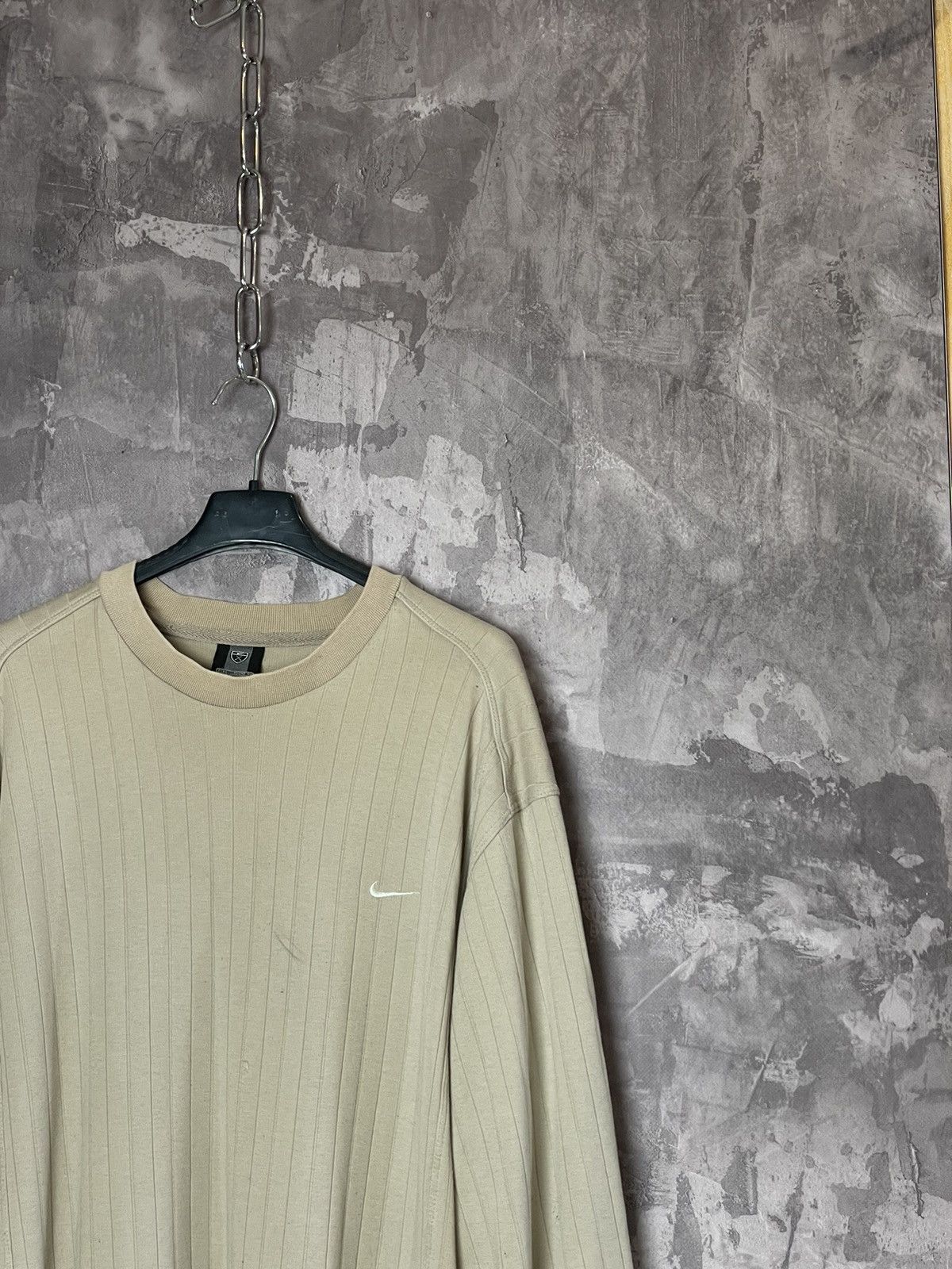 Nike × Vintage Perfect Fit Nike y2k Vintage Baggy Blank Swoosh Sweatshirt Size US L / EU 52-54 / 3 - 3 Thumbnail