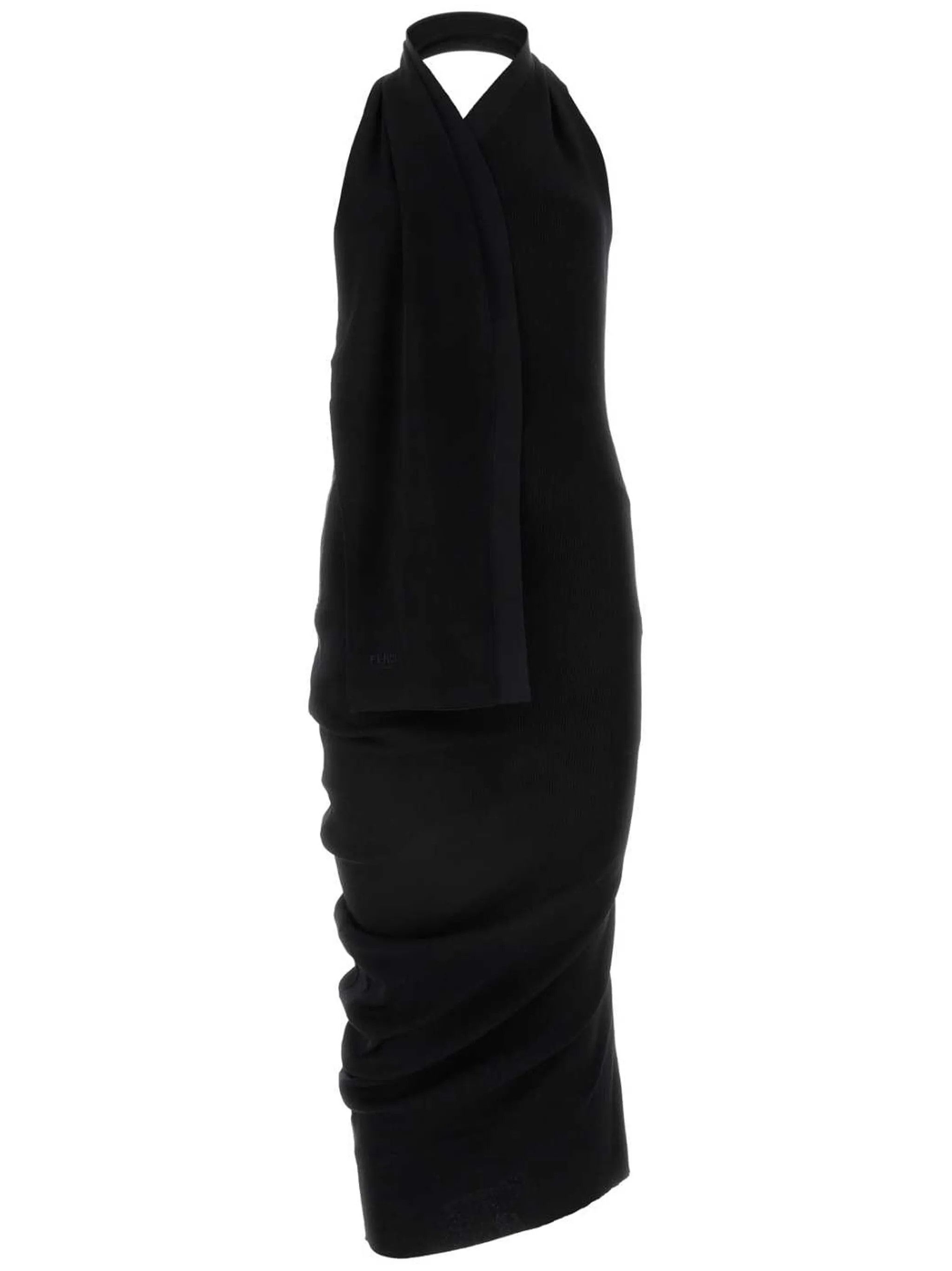 Fendi o1s1wg110425 Dress in Black Size M / US 6-8 / IT 42-44 - 2 Thumbnail