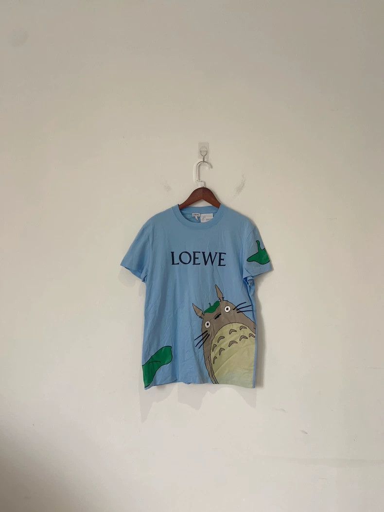 Loewe LOEWE X Totoro co-branded sky blue short sleeve T-shirt Size S / US 4 / IT 40 - 2 Thumbnail