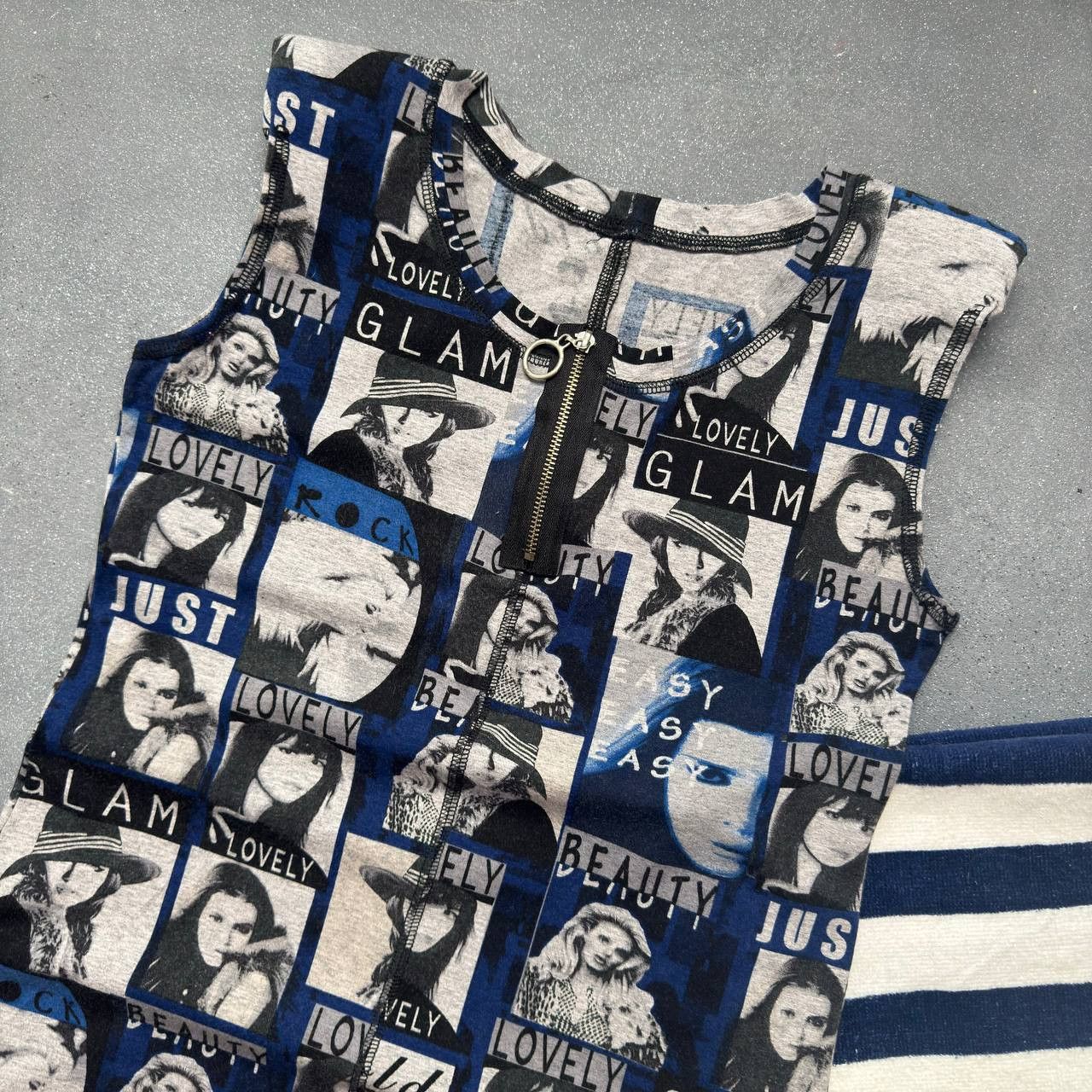 Japanese Brand × Vintage Amazing Vintage Sexy Girls Printed Tank Top Size M / US 6-8 / IT 42-44 - 2 Thumbnail