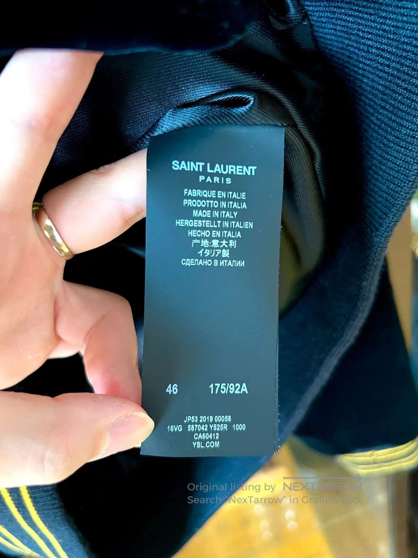 Saint Laurent Paris saint laurent black velvet jacket. Size US M / EU 48-50 / 2 - 5 Thumbnail