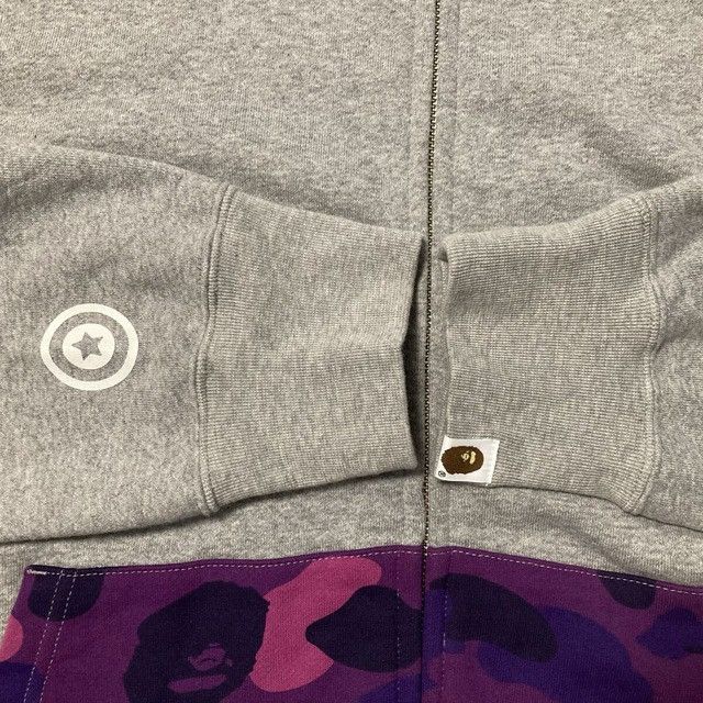 Bape 🔥3XL🔥 BAPE Purple Camo Shark Full Zip Hoodie a bathing ape Size US XXL / EU 58 / 5 - 6 Thumbnail