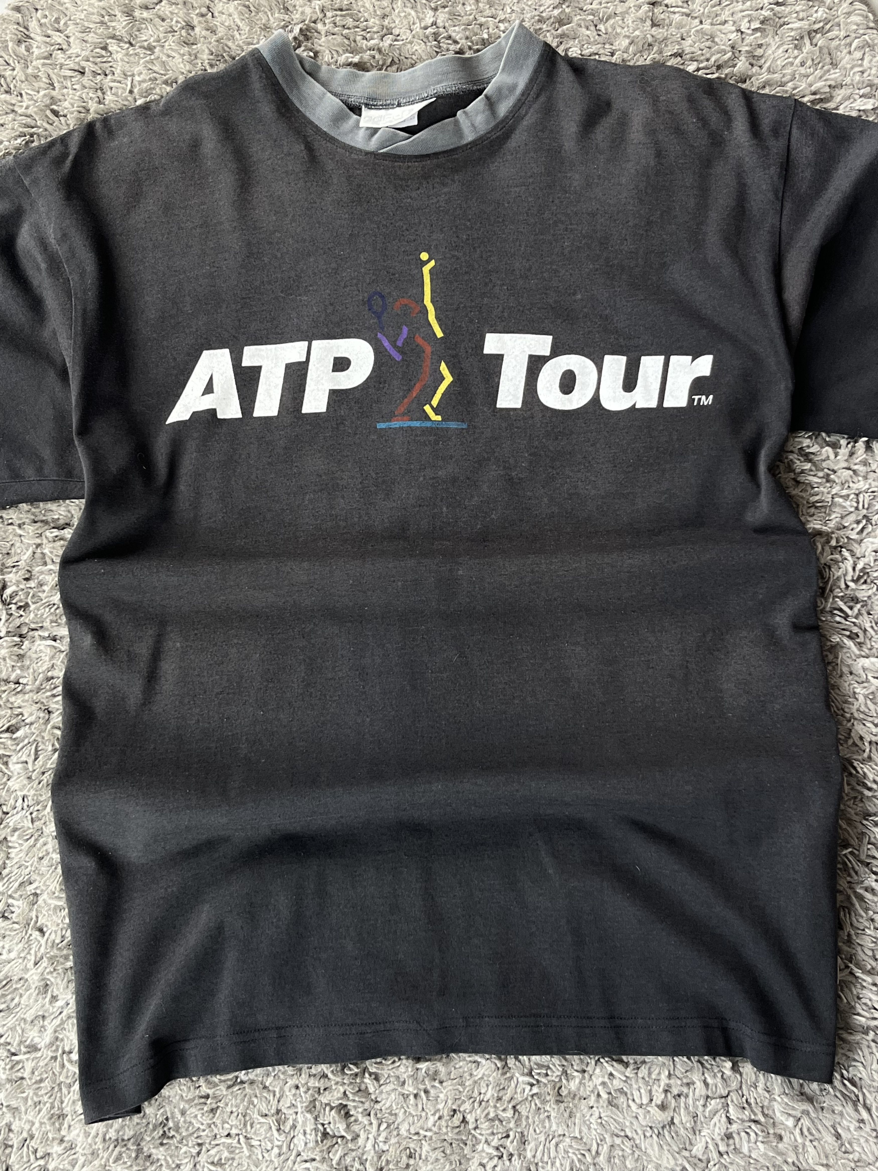 Adidas Vintage Tee Adidas "ATP TOUR" Very Rare Streetwear Size US M / EU 48-50 / 2 - 4 Thumbnail