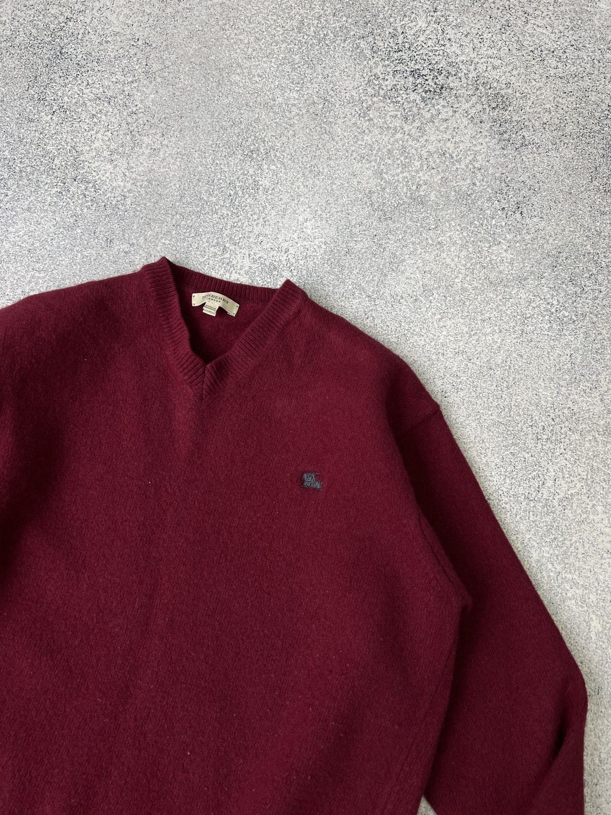 Burberry × Vintage Vintage Burberry cashmere wool sweatshirt Size US M / EU 48-50 / 2 - 6 Thumbnail