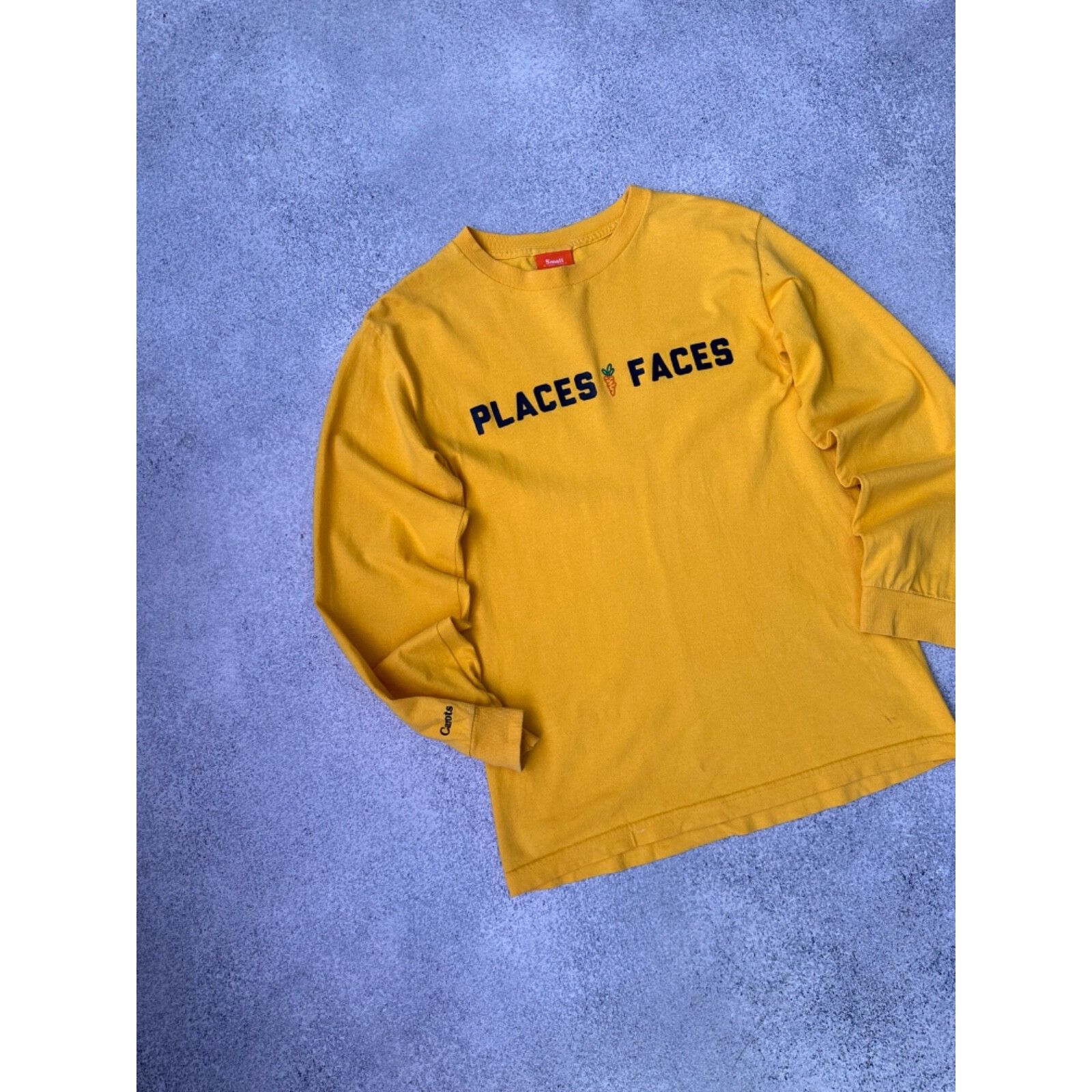 Places + Faces Places + Faces Carrot Orange Big Logo Long Sleeve Size US S / EU 44-46 / 1 - 2 Thumbnail
