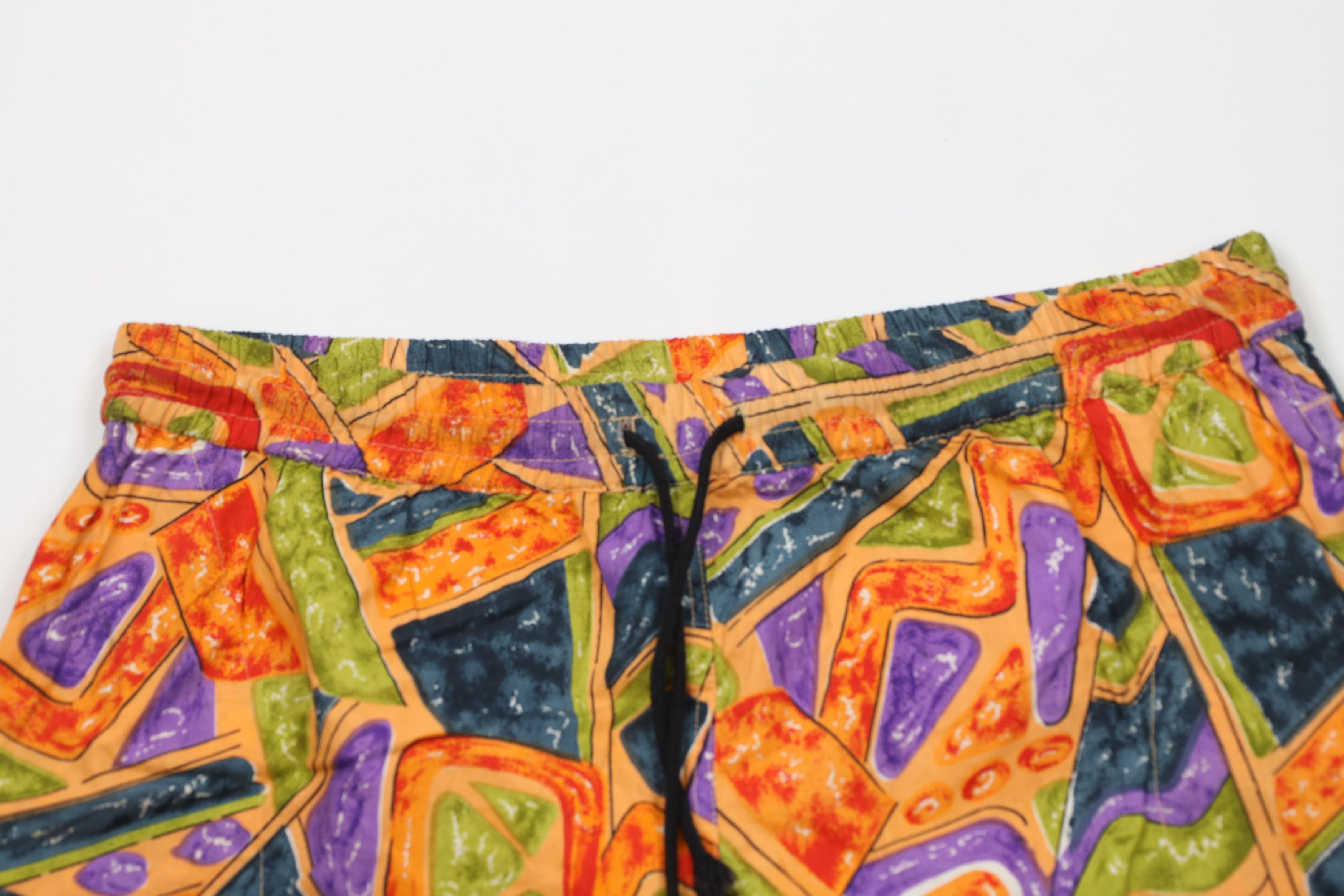 Vintage Vintage 90s Streetwear Lined Above Knee Shorts Trunks Size US 30 / EU 46 - 2 Thumbnail