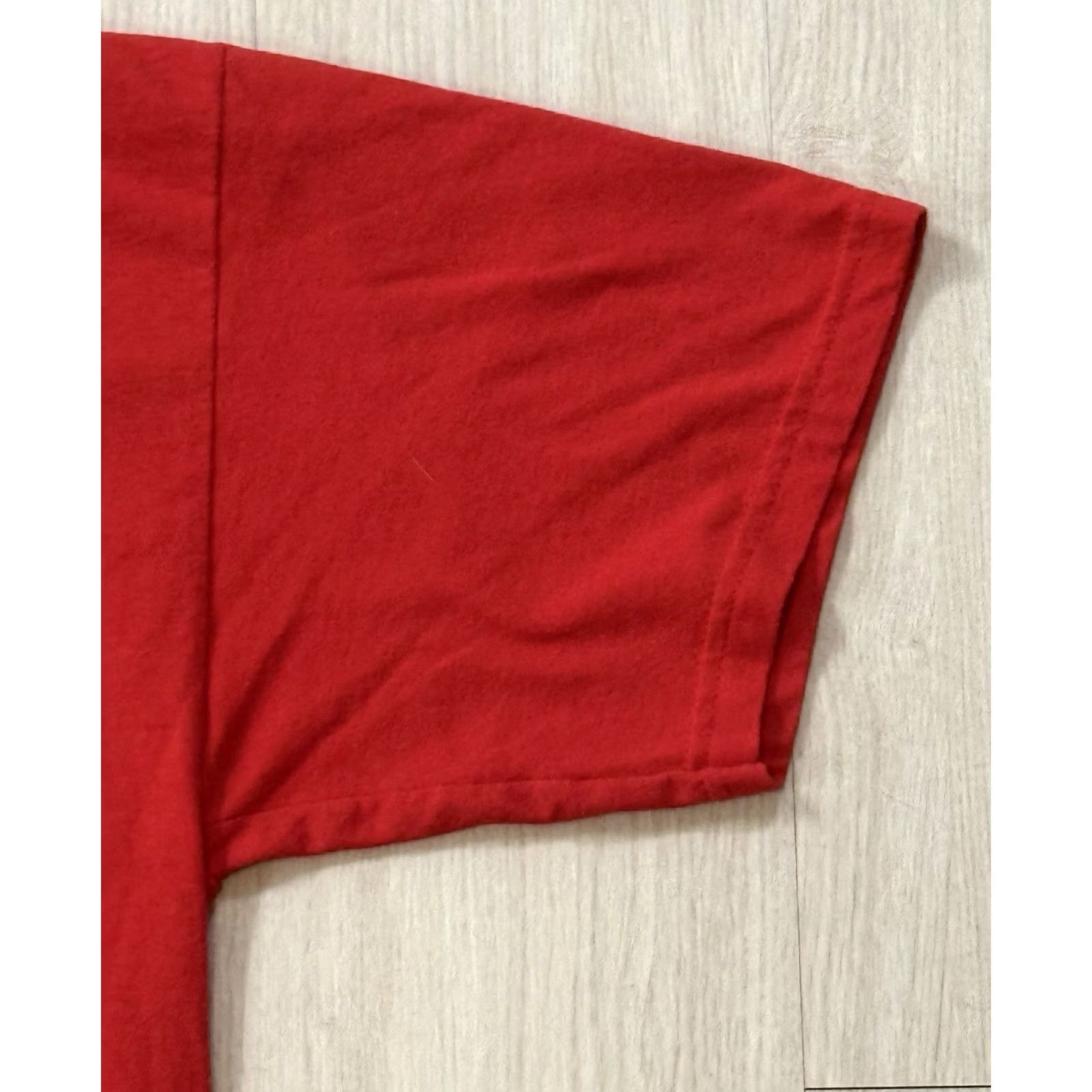 Gildan VINTAGE Sigma Alpha Epsilon ‘Locked in the Cage’ Shirt Large Fraternity 2000s SAE Gildan Ultra Blend Cotton Red Short Sleeve Crew Neck Mens Size US L / EU 52-54 / 3 - 5 Thumbnail