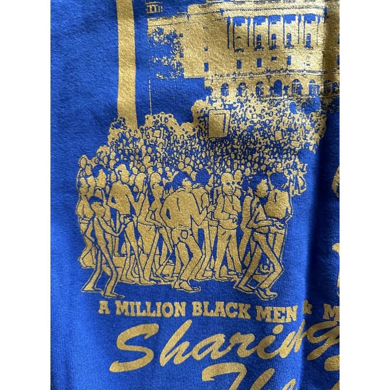Jerzees VINTAGE Jerzees Sweatshirt UAW Crewneck MLK Jr. Day 80s 90s Black History Civil Rights Graphic Pullover Size XL Men Blue Size US XL / EU 56 / 4 - 4 Thumbnail