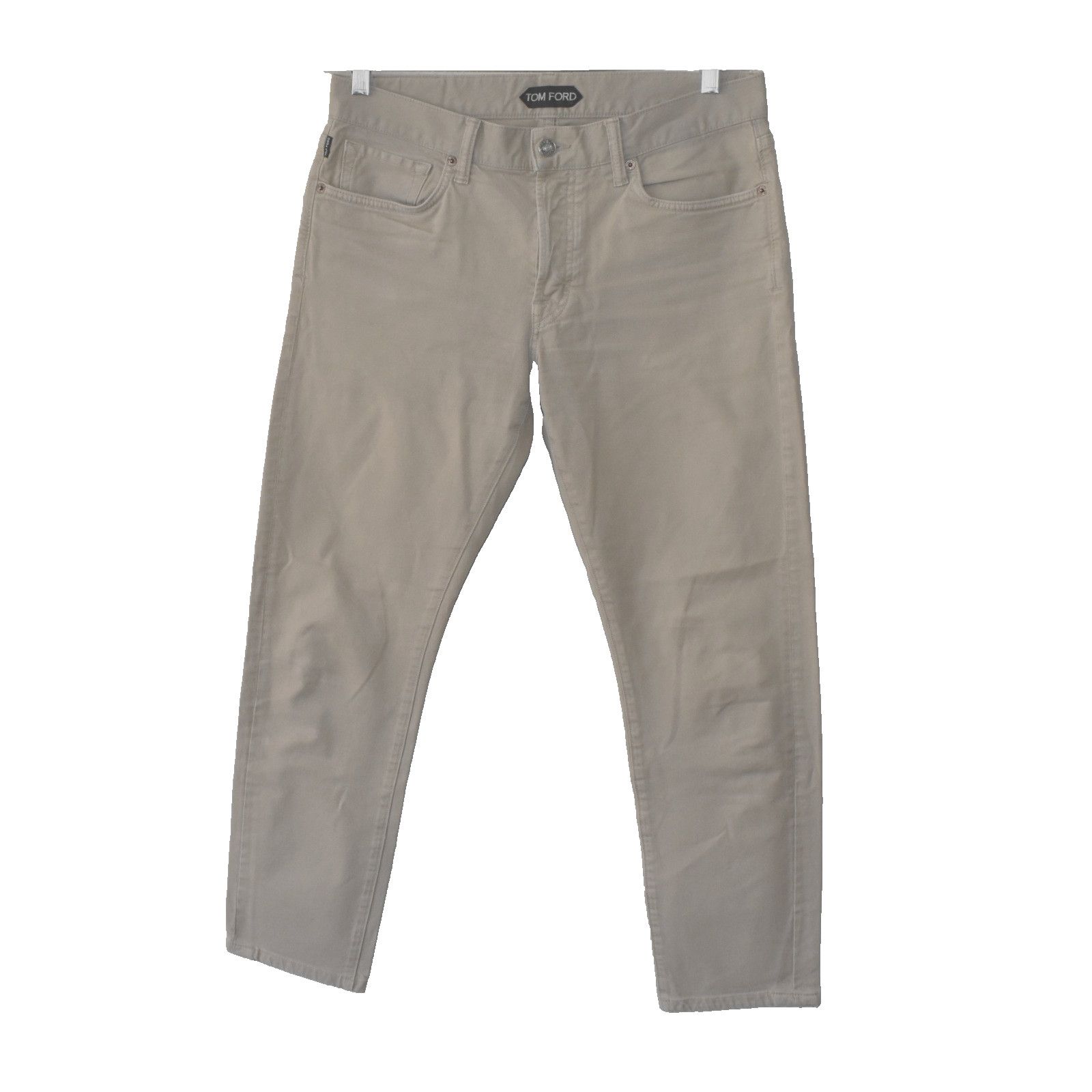 Tom Ford TOM FORD Beige Straight Button Fly Slim Leg Jeans Size 31 Size US 31 - 1 Thumbnail