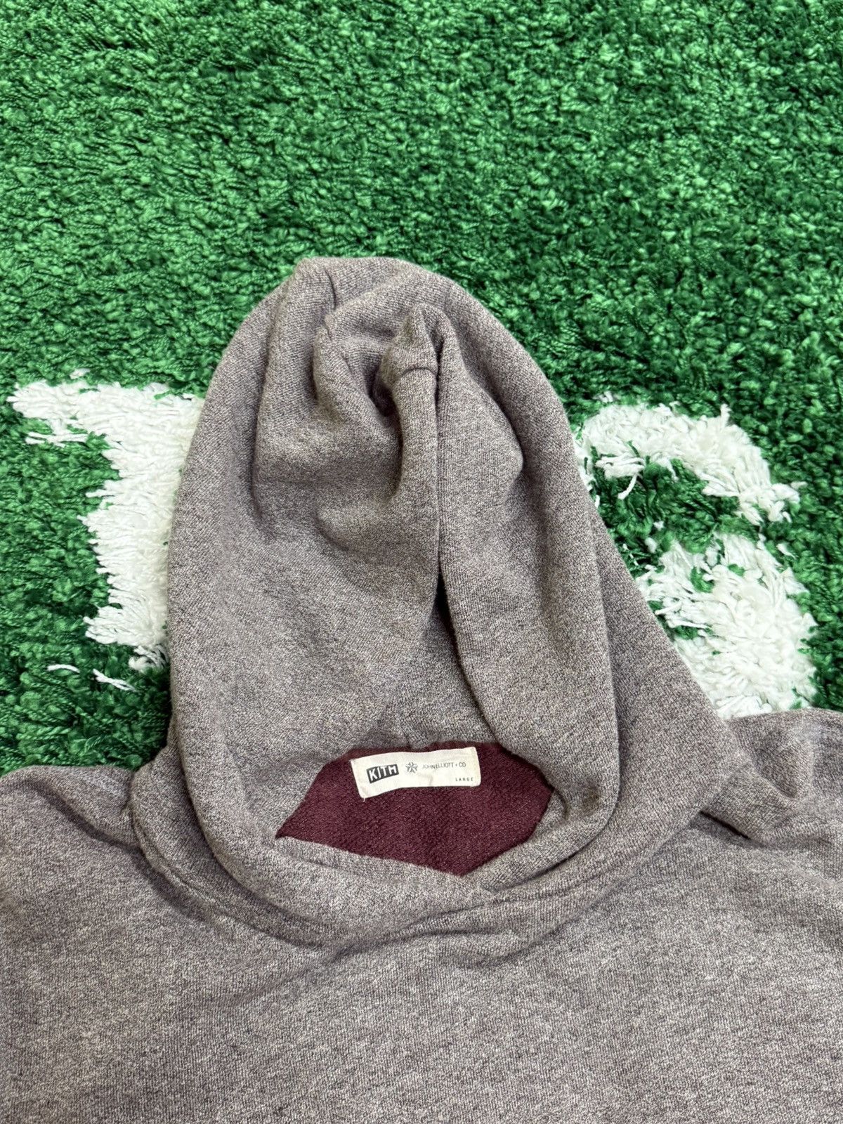 John Elliott × Kith Kith X John Elliott Short Sleeve Villain Hoodie Mens Grey Size US L / EU 52-54 / 3 - 3 Thumbnail