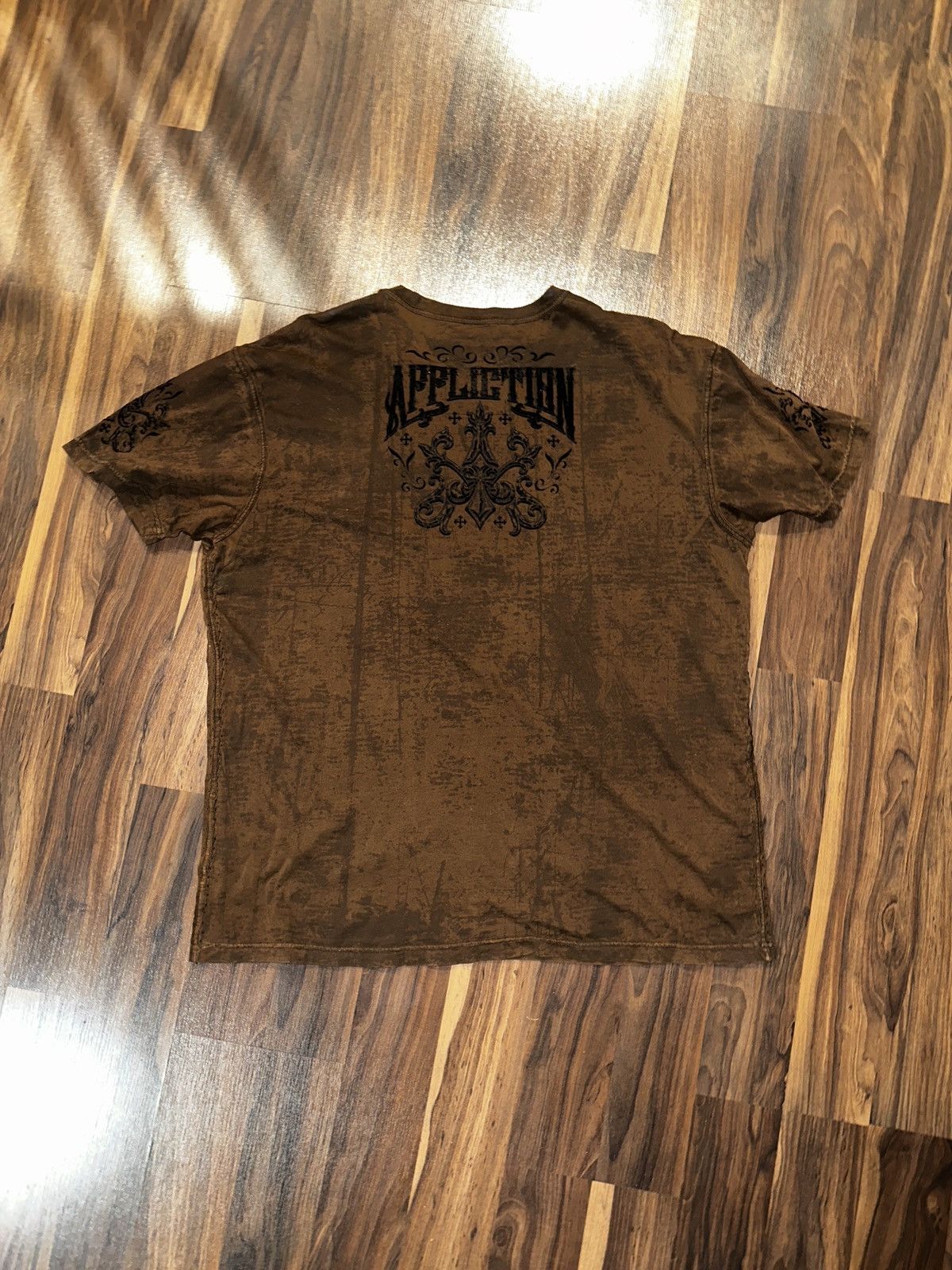 Affliction Y2K AFFLICTION Cyber Grunge Live Fast Graphic Logo Tee 3XL Size US XXL / EU 58 / 5 - 7 Thumbnail