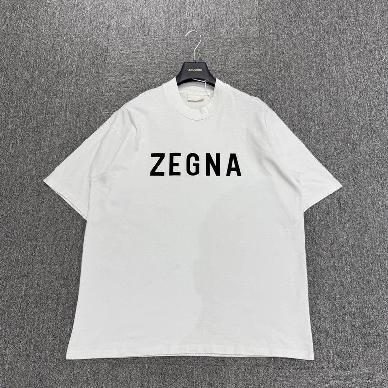 Fear of God Fear of God Zegna Collaborative Flocked Letter Short Sleeve Size US XL / EU 56 / 4 - 1 Thumbnail