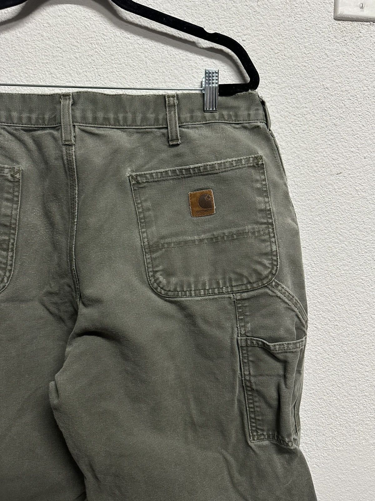 Carhartt green distressed pants 36 x 32 Bottoms