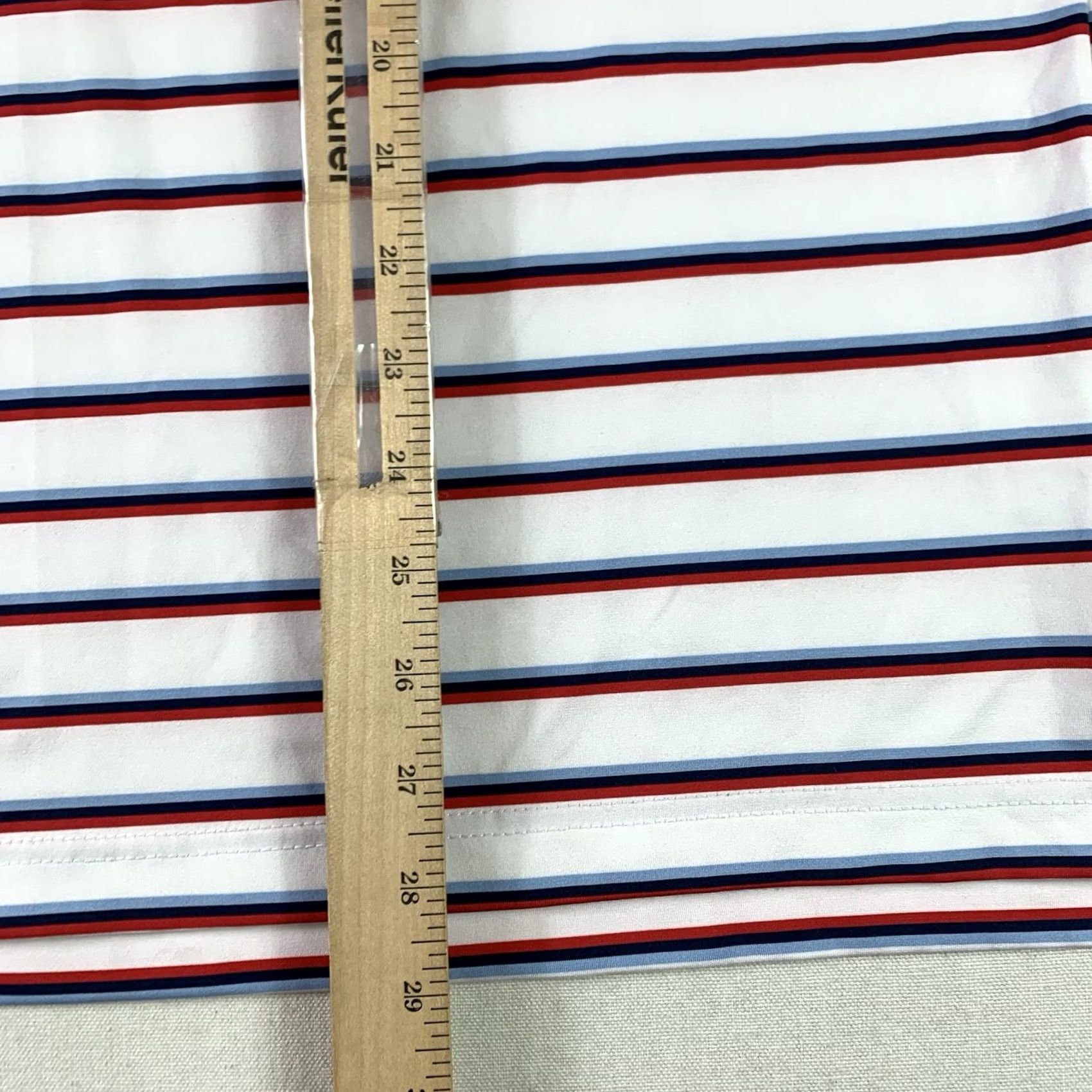 Vintage Good Good Golf Polo Shirt Men Large Red Blue White Striped Short sleeve Size US L / EU 52-54 / 3 - 4 Thumbnail