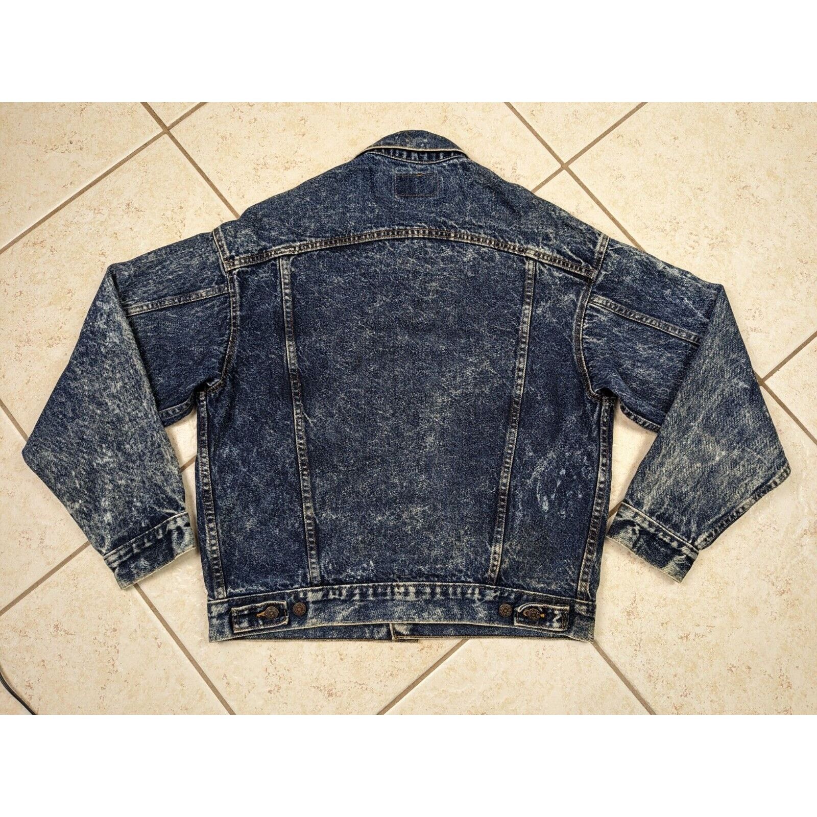 Levi's Vtg Levis Acid Wash Denim Jean Jacket Size Medium USA Size US M / EU 48-50 / 2 - 12 Thumbnail