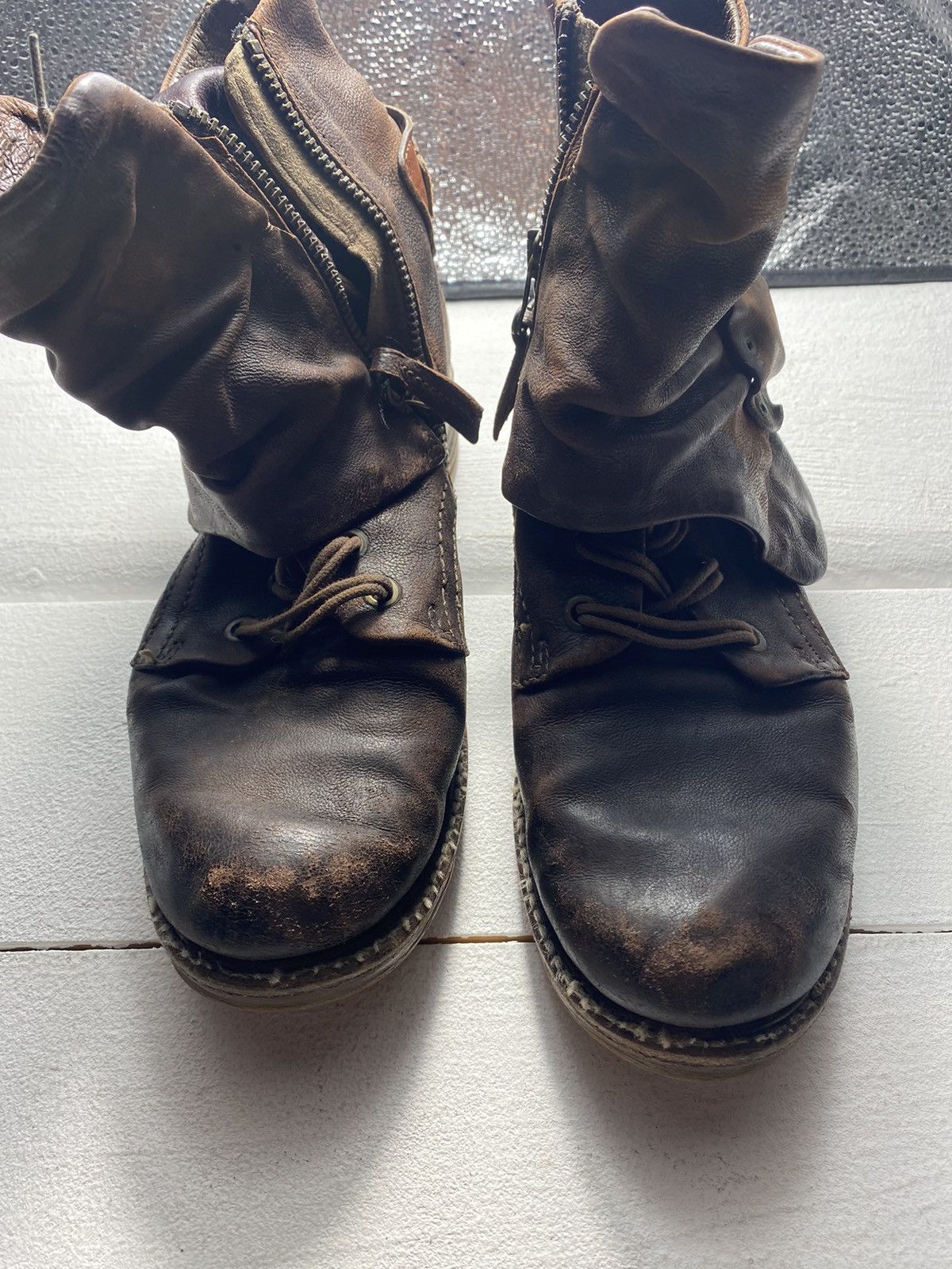 Japanese Brand × Vintage 🔥Avant Garde AS98 Airstep Womens Brown Boots Vintage Rare Size US 7 / IT 37 - 11 Thumbnail