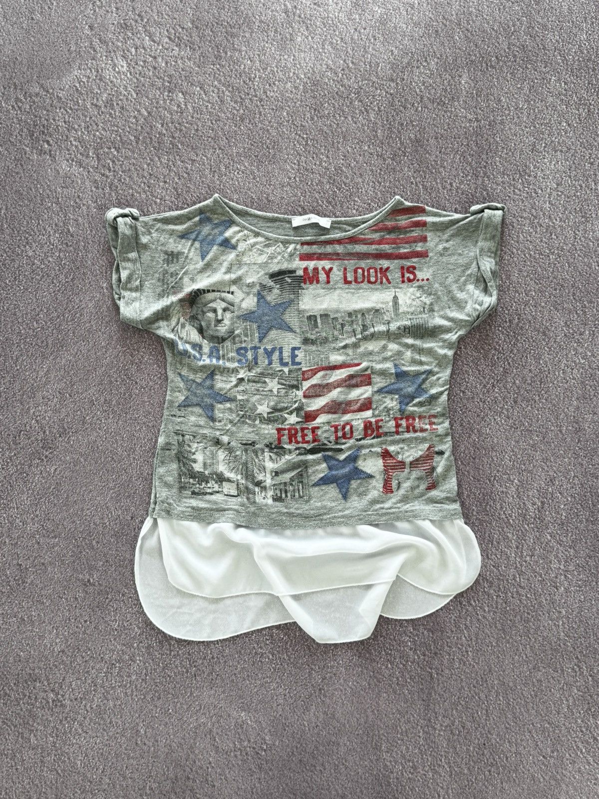 Hysteric Glamour Avant Garde Hysteric Glamour Style Y2K USA Top T-Shirt Size M / US 6-8 / IT 42-44 - 1 Thumbnail
