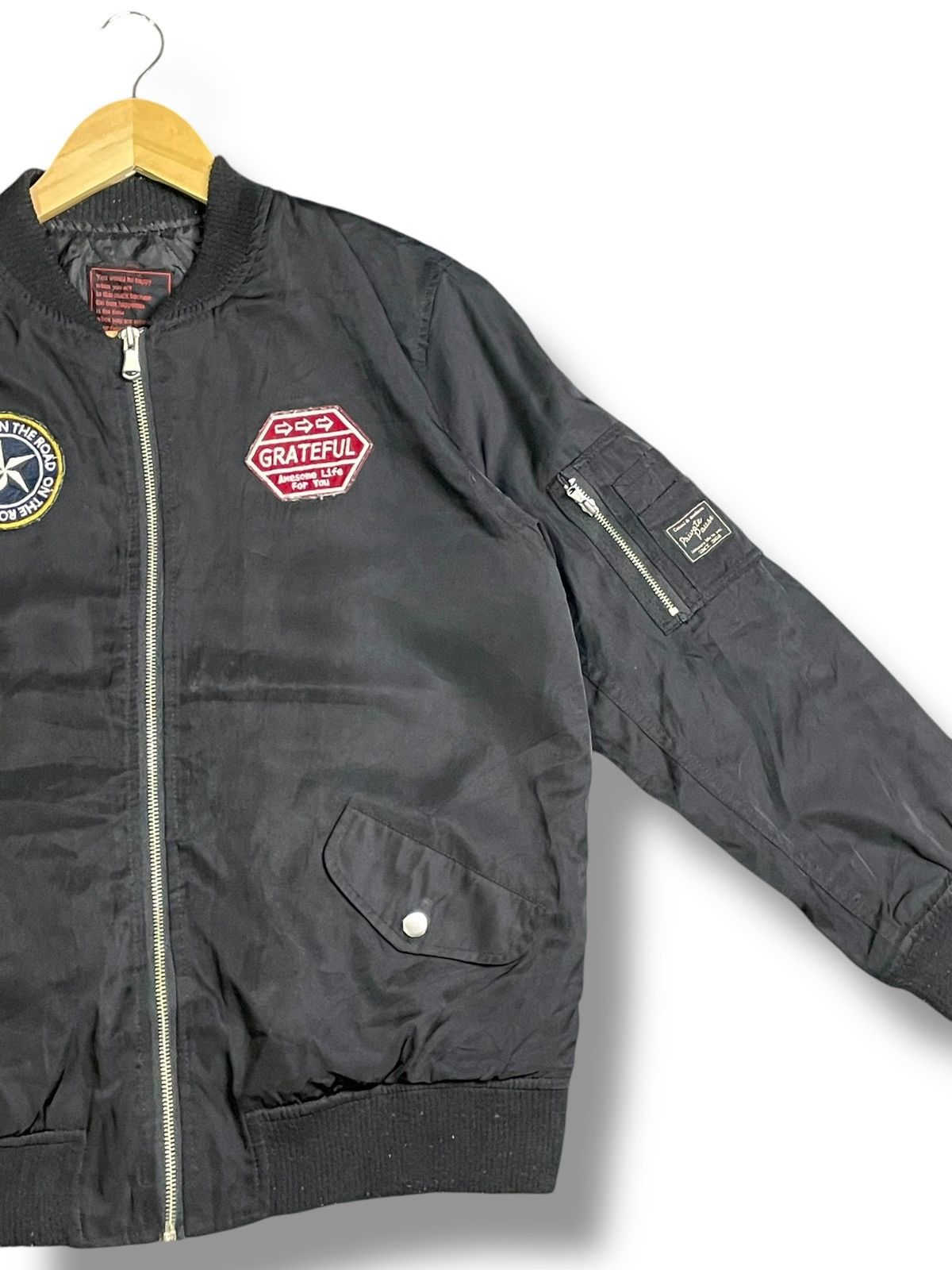 Japanese Brand × Vintage Private Pause x Japanese Brand Bomber Jacket (36) Size US S / EU 44-46 / 1 - 6 Thumbnail