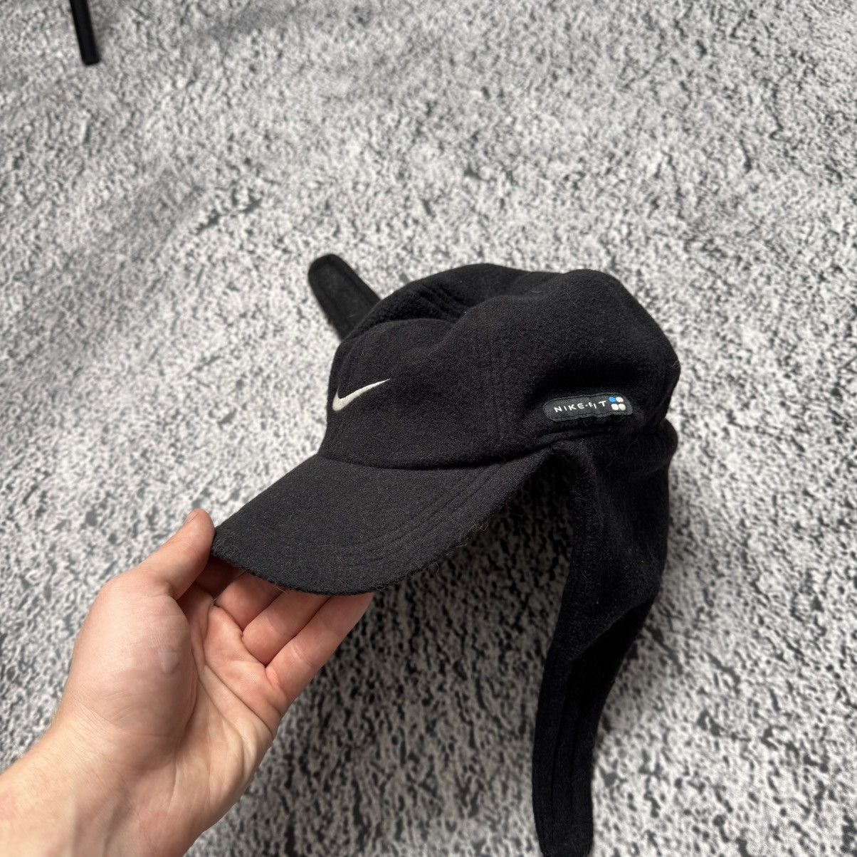 Nike Nike 90s Vintage Fleece Lined Ear Flap Cap Hat Size ONE SIZE - 2 Thumbnail