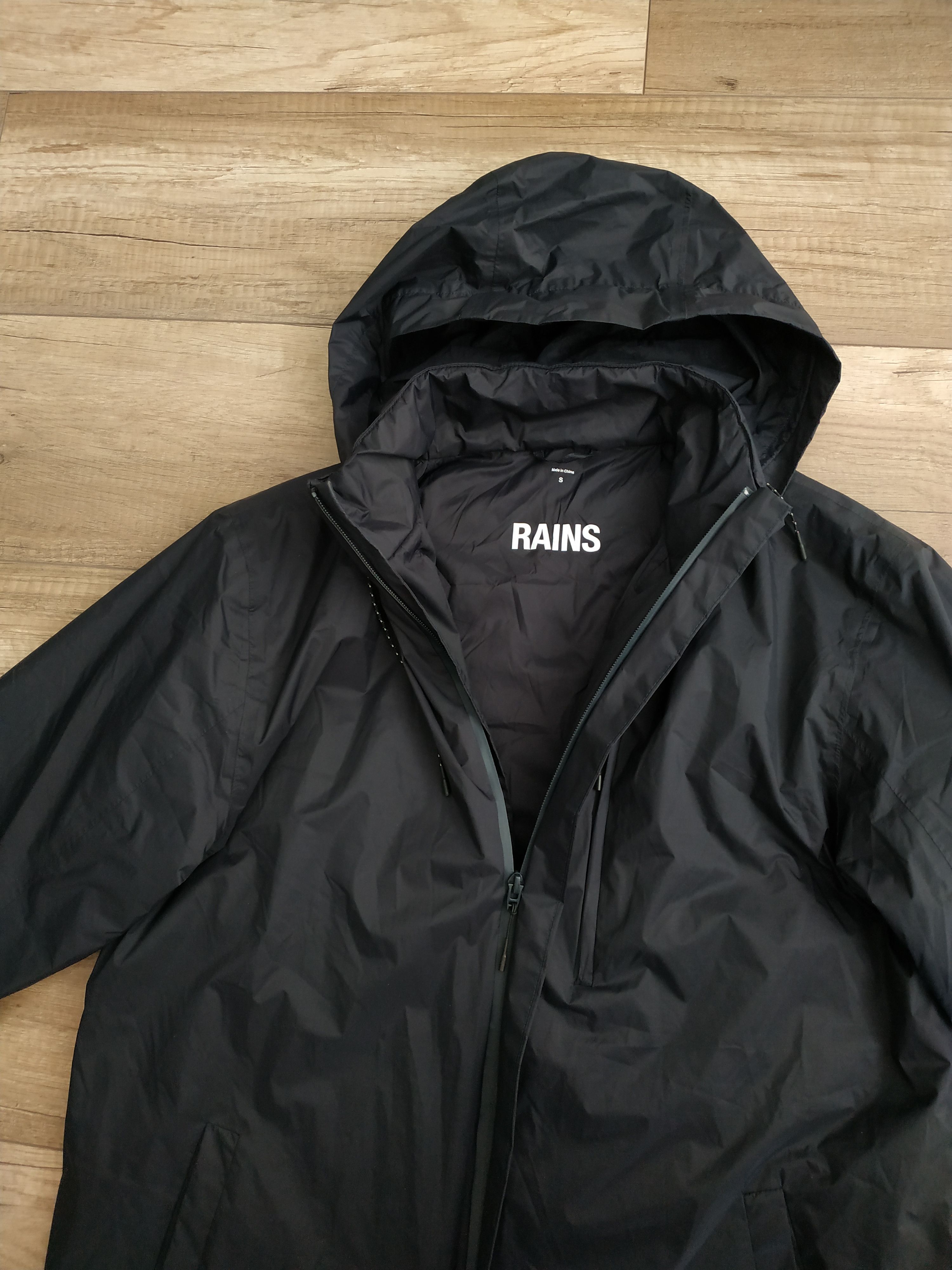 Rains RAINS Men's Waterproof Coat-Jacket, s. SMALL Size US S / EU 44-46 / 1 - 4 Thumbnail