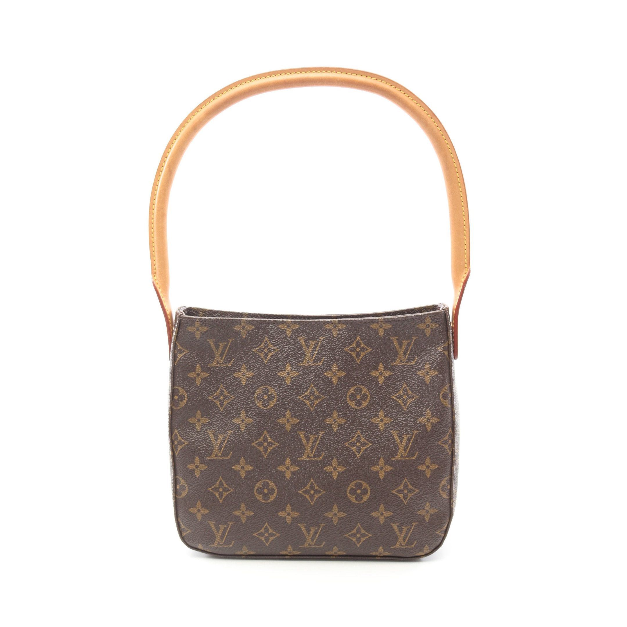 Louis Vuitton Louis Vuitton Looping Mm Monogram Shoulder Bag Leather Brown Size ONE SIZE - 1 Thumbnail